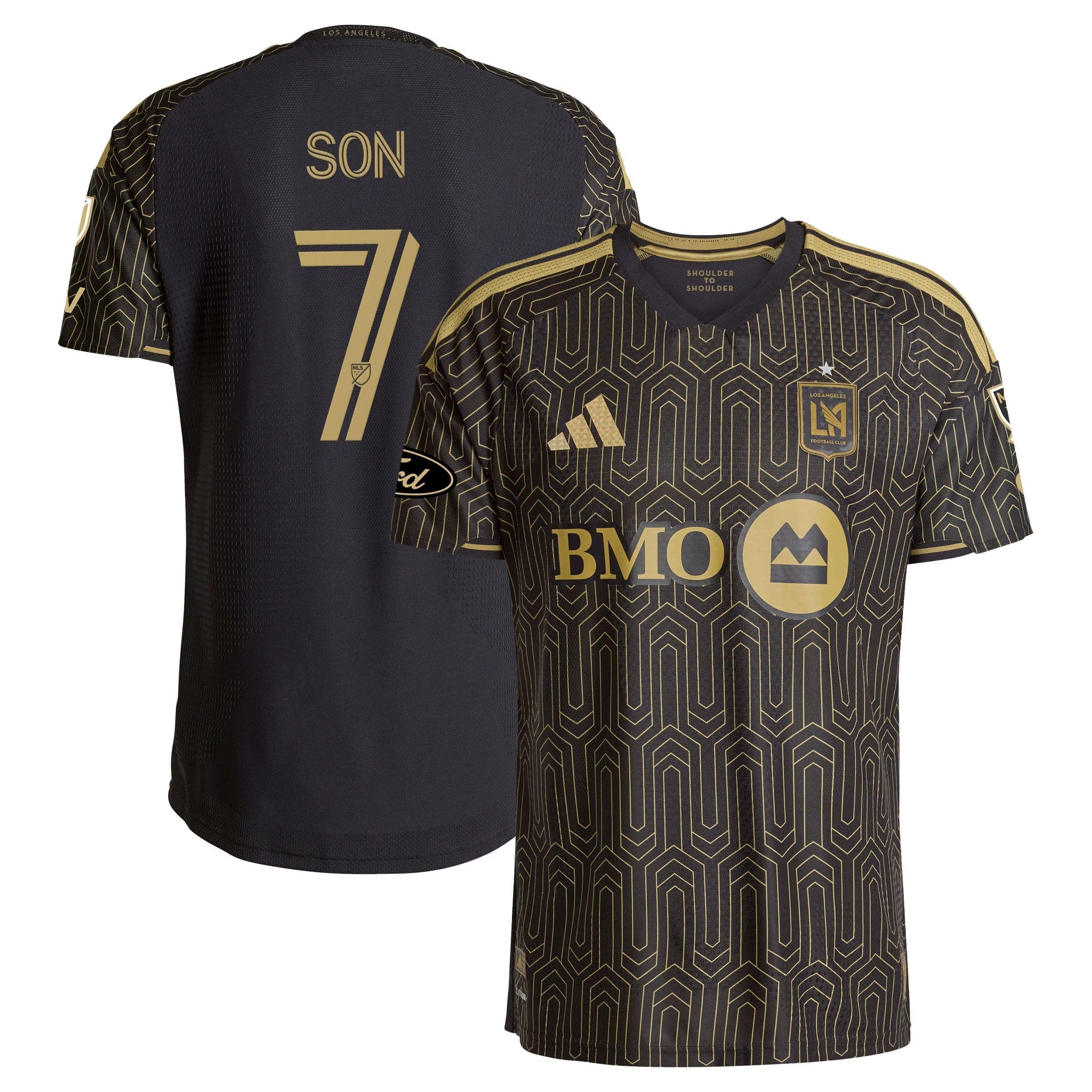 LAFC // Son Heung-min #7 Official 2026 Primary On-Field Patch Jersey – Black - Jersey Teams World