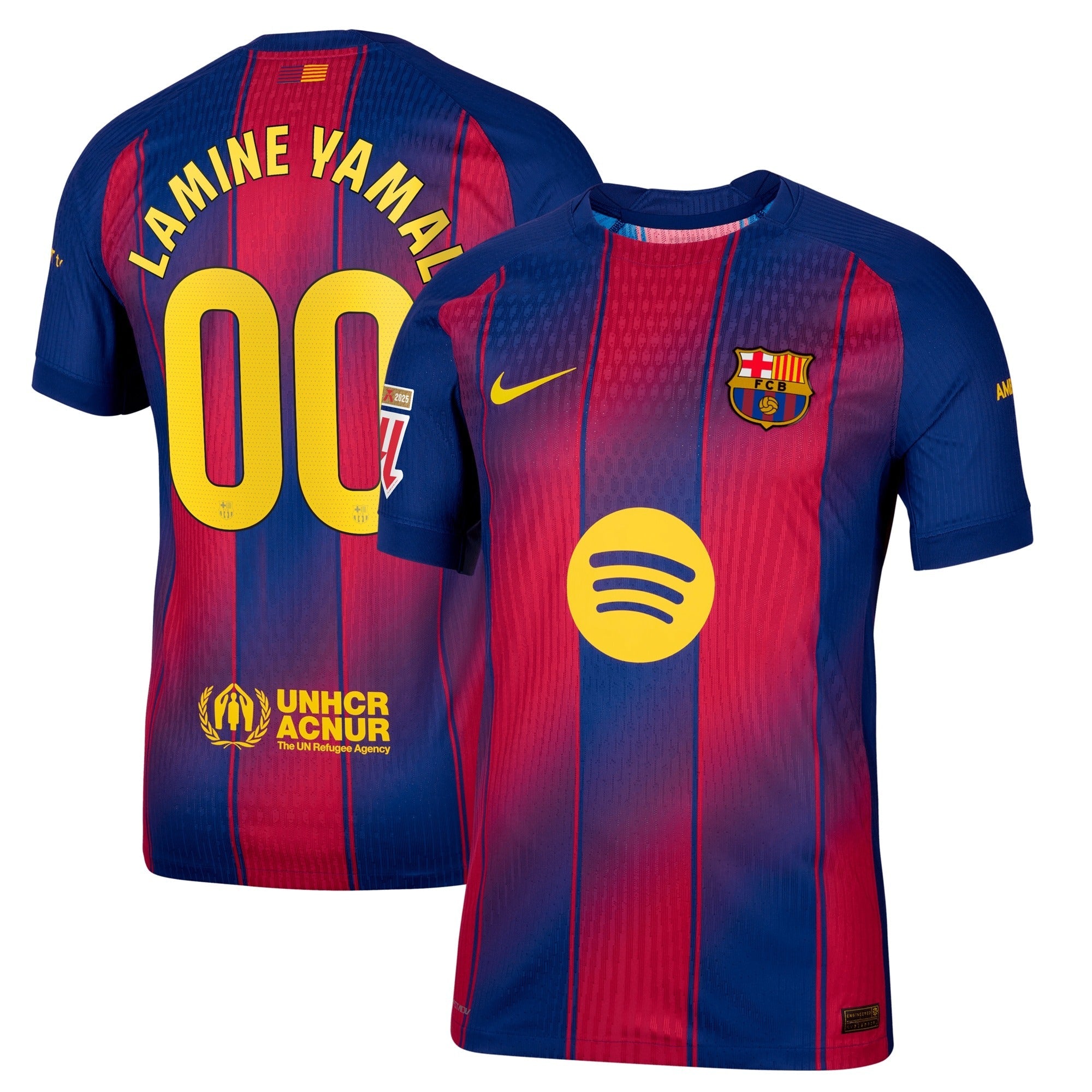 Lamine Yamal Barcelona Nike 2025/26 Home Player Jersey - Blue - Jersey Teams World