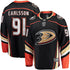 Leo Carlsson Anaheim Ducks Fanatics Home Breakaway Player Jersey – Black - Jersey Teams World