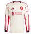 Liverpool adidas 2025/26 Away Long Sleeve Custom Jersey - White