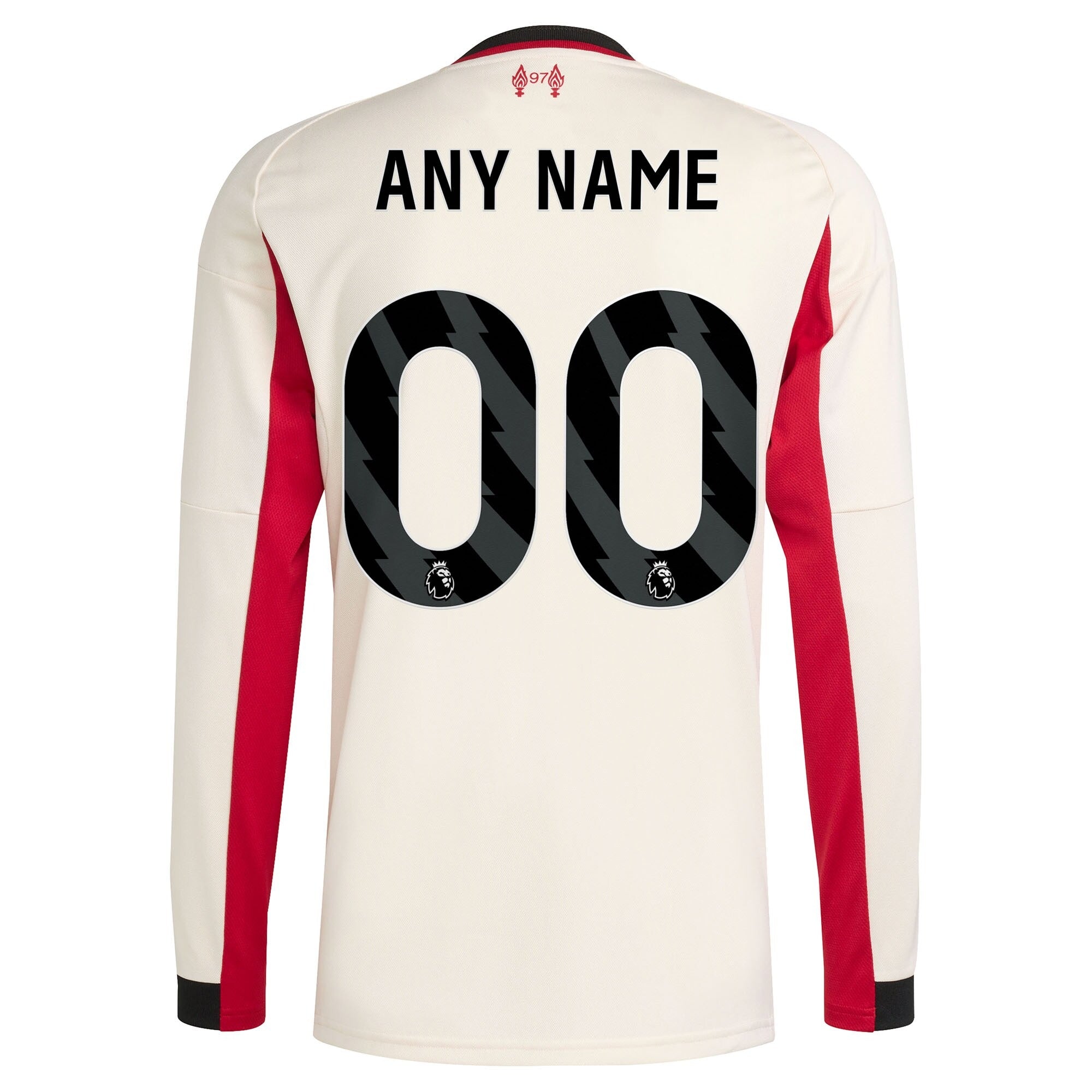 Liverpool Selfika 2025/26 Away Long Sleeve Custom Jersey - White