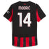 Luka Modric AC Milan Puma 2025/26 Home Jersey - Red - Jersey Teams World
