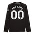 Manchester City Puma 2025/26 Away Long Sleeve Custom Jersey - Black