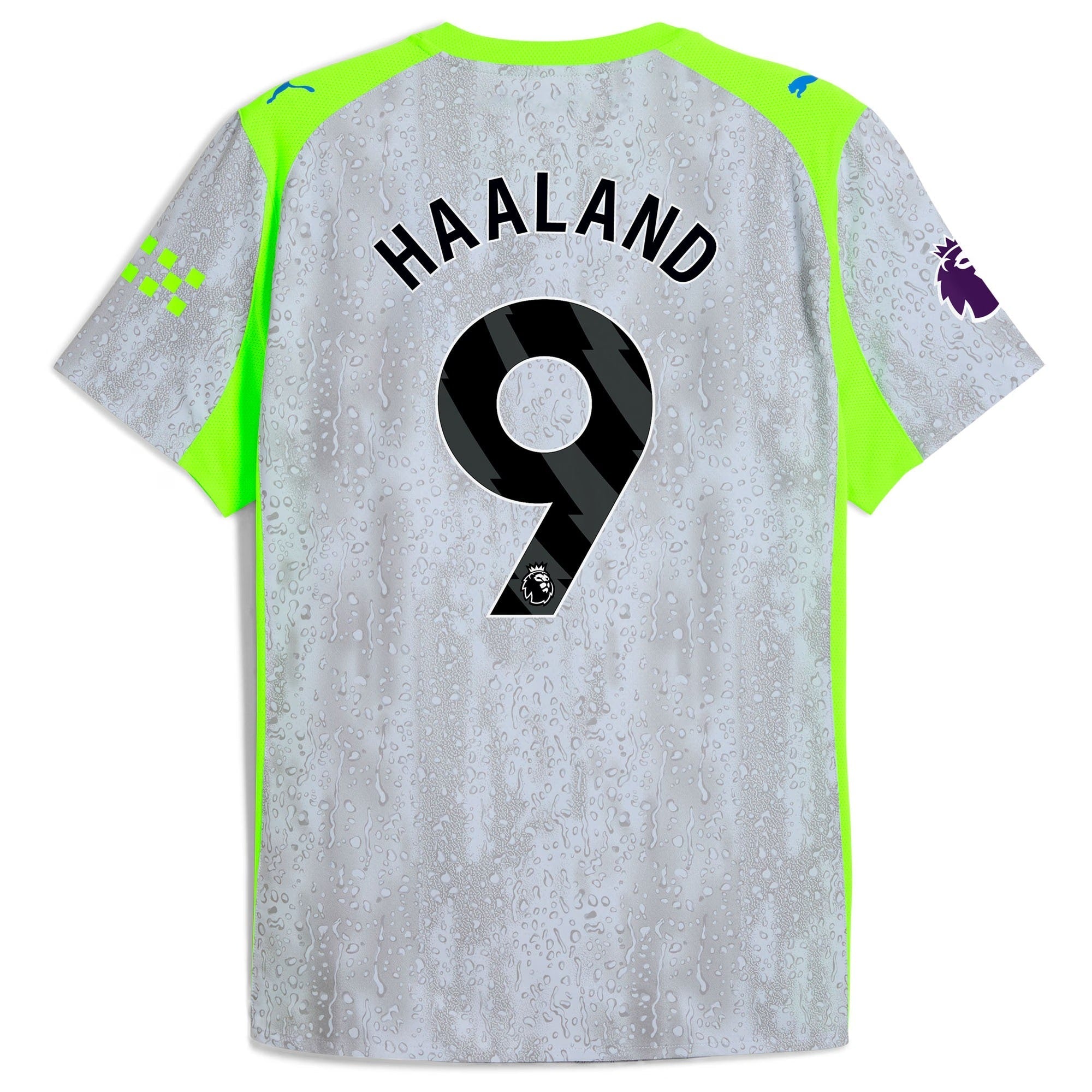 Erling Haaland Manchester City Selfika 2025/26 Third Jersey - Green/Neon Green