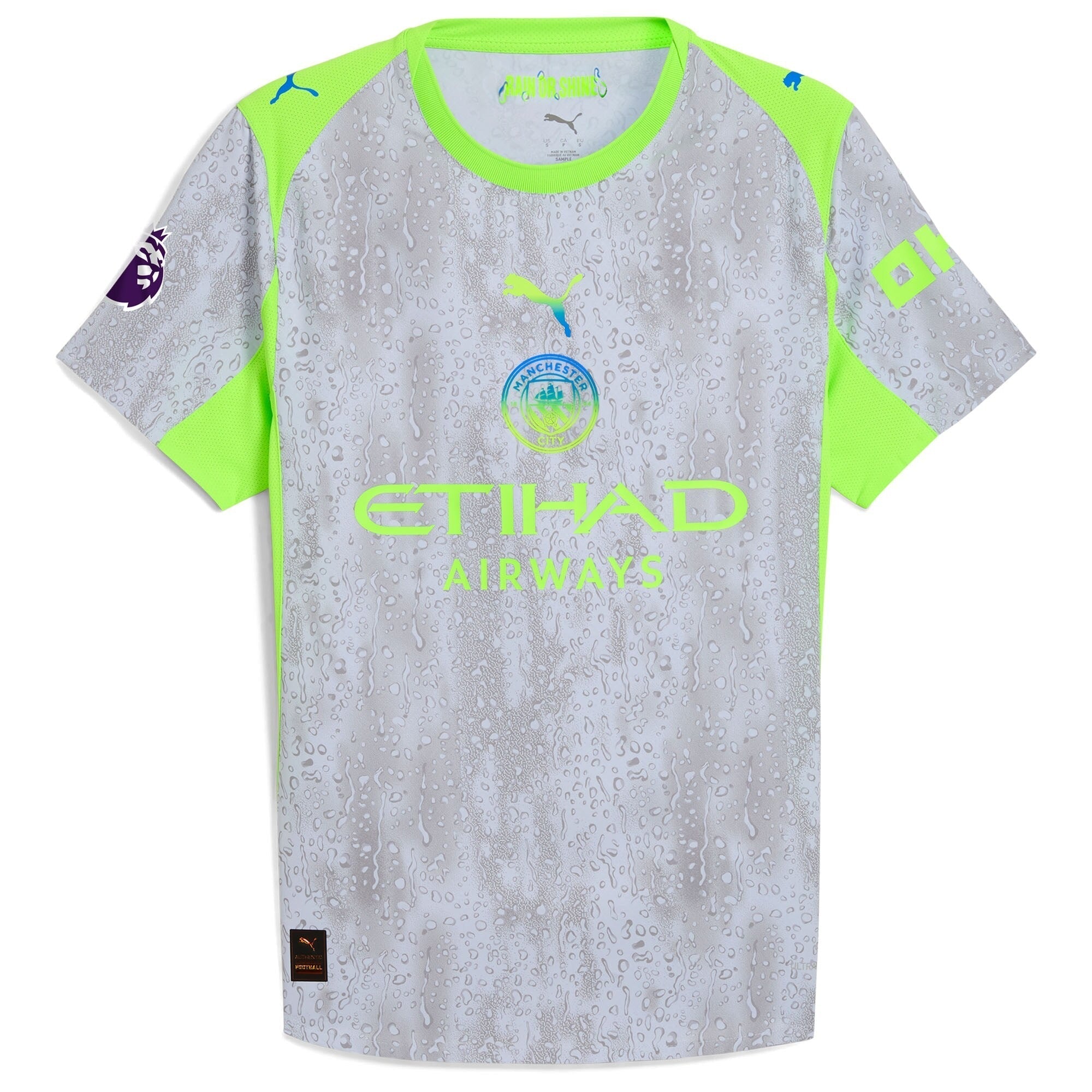 Manchester City Selfika 2025/26 Third Custom Jersey - Green/Neon Green
