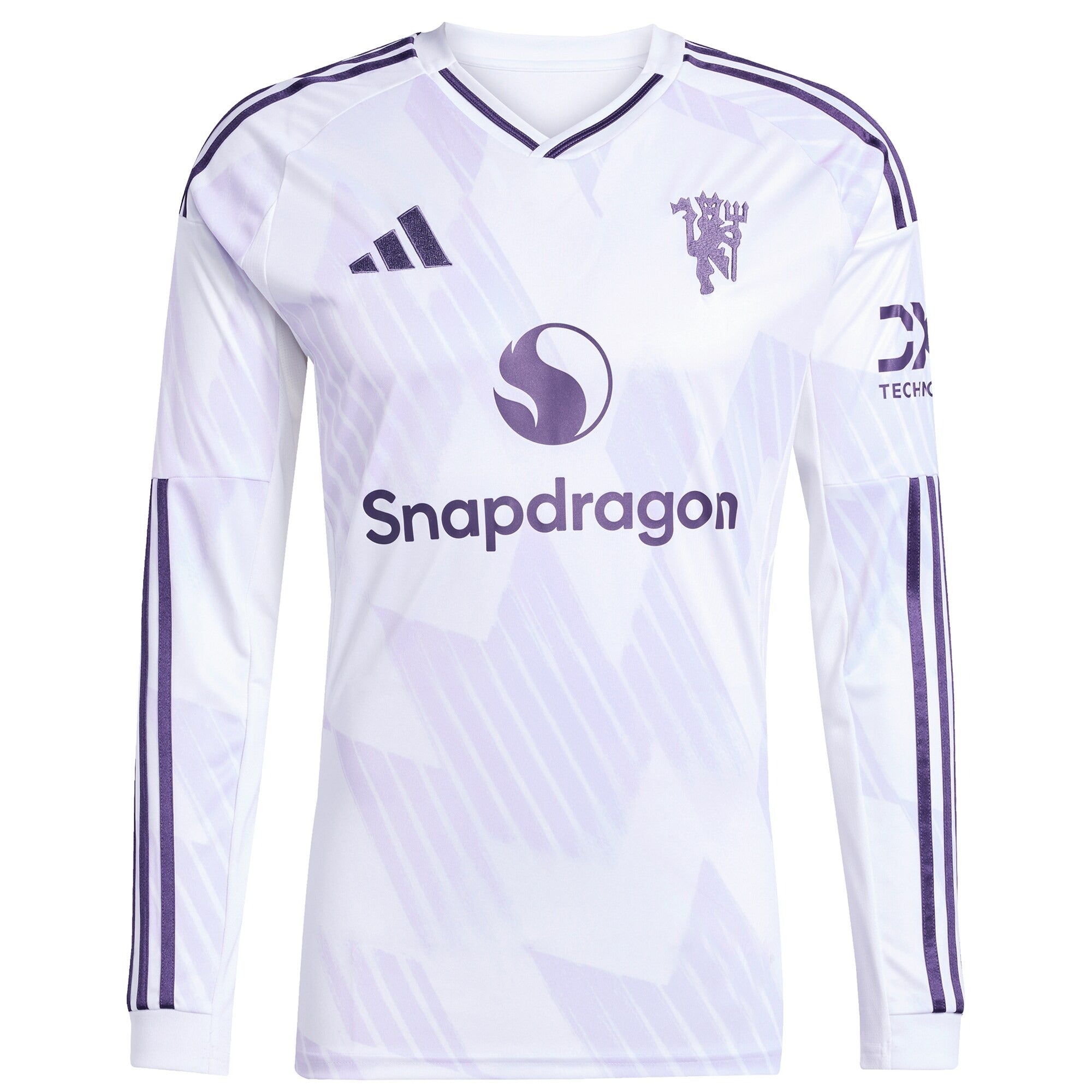 Manchester United Selfika 2025/26 Away Long Sleeve Custom Jersey - White