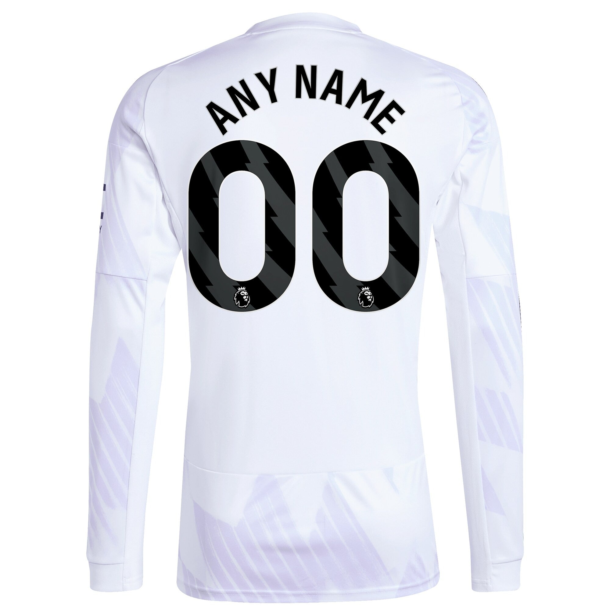 Manchester United Selfika 2025/26 Away Long Sleeve Custom Jersey - White