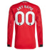 Manchester United Selfika Home 2025/26 Custom Long Sleeve Jersey - Red