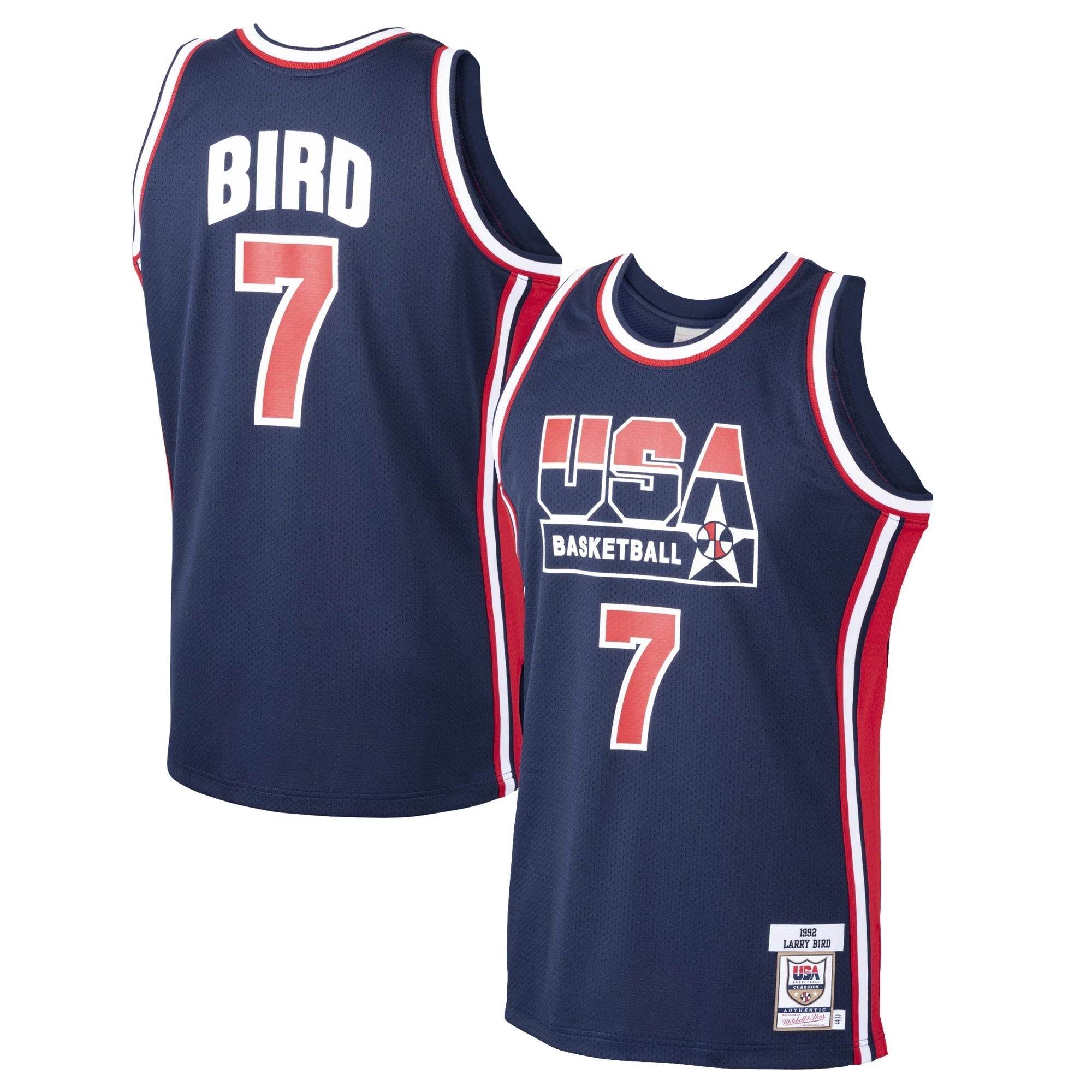 Mitchell & Ness Larry Bird USA Basketball 1992 Dream Team Authentic Jersey – Navy - Jersey Teams World