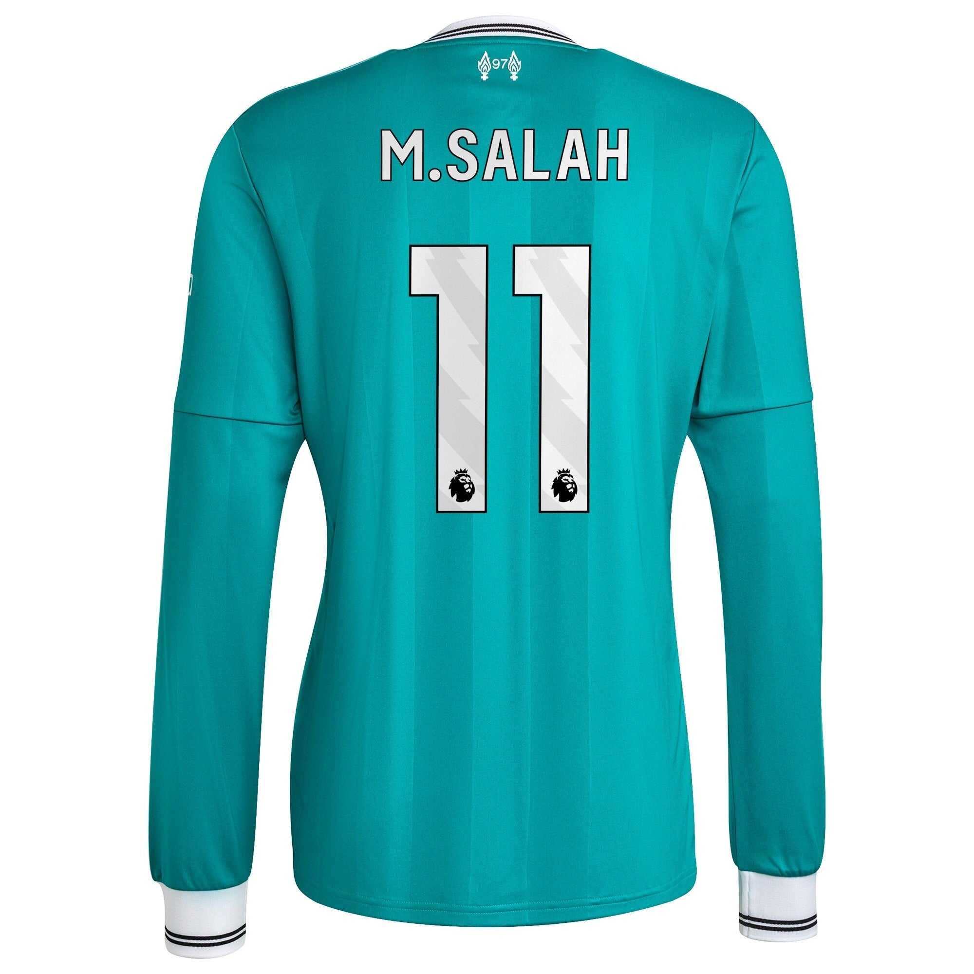 Mohamed Salah Liverpool Selfika 2025/26 Third Long Sleeve Player Jersey - Green