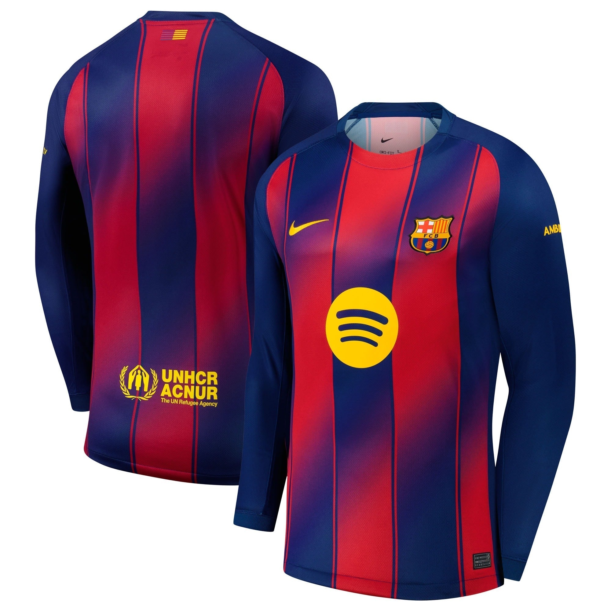 Selfika Barcelona 2025/26 Home Long Sleeve Jersey – Navy