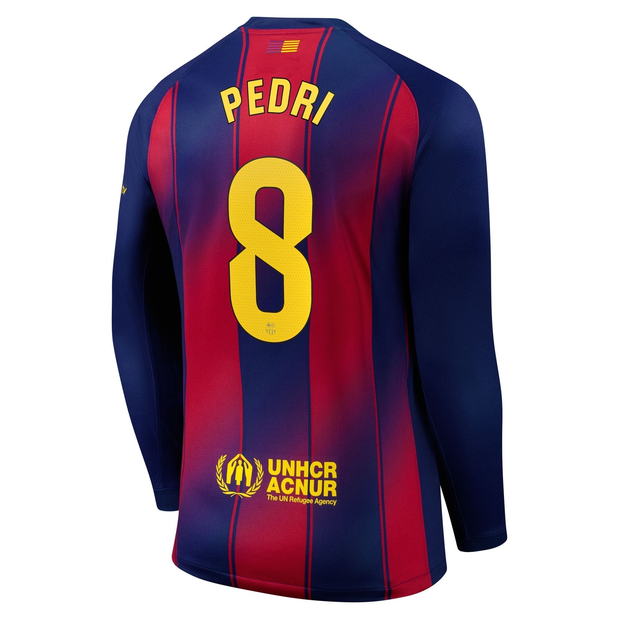 Selfika Pedri Barcelona 2025/26 Home Long Sleeve Jersey - Navy