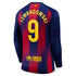 Selfika Robert Lewandowski Barcelona 2025/26 Home Long Sleeve Jersey - Navy