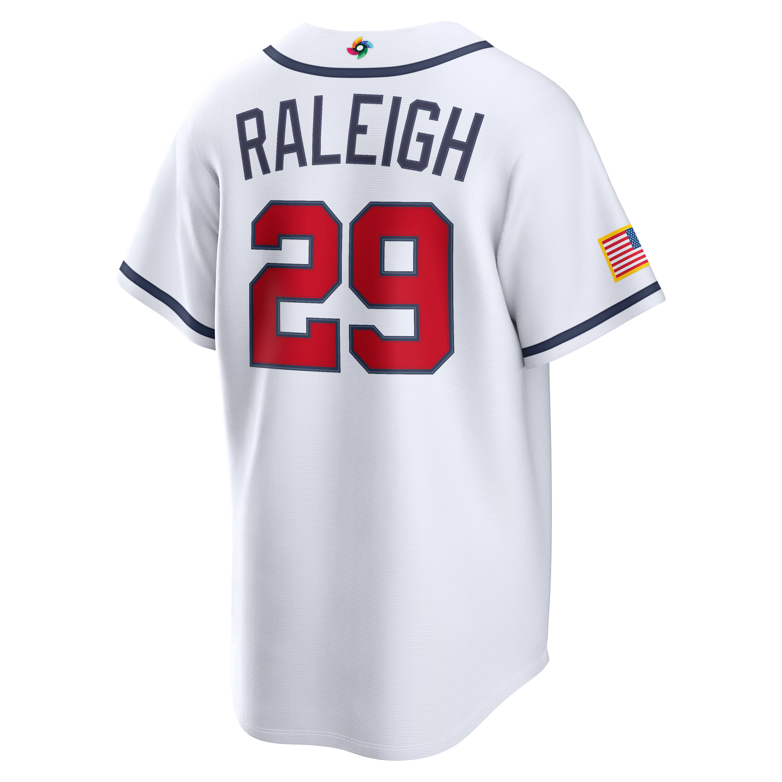 Nike USA Baseball 2026 World Baseball Classic Home Stadium Jersey – Cal Raleigh – White - Jersey Teams World