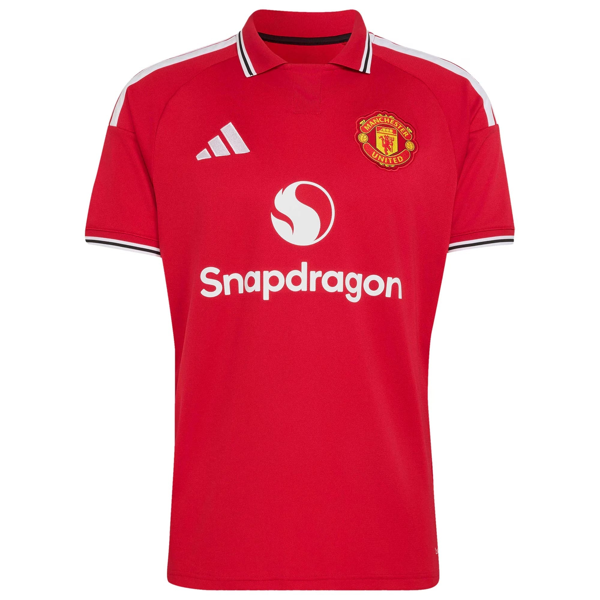 Official Bruno Fernandes Manchester United adidas 2026/27 Home Replica Jersey - Red Captain Soccer Gear