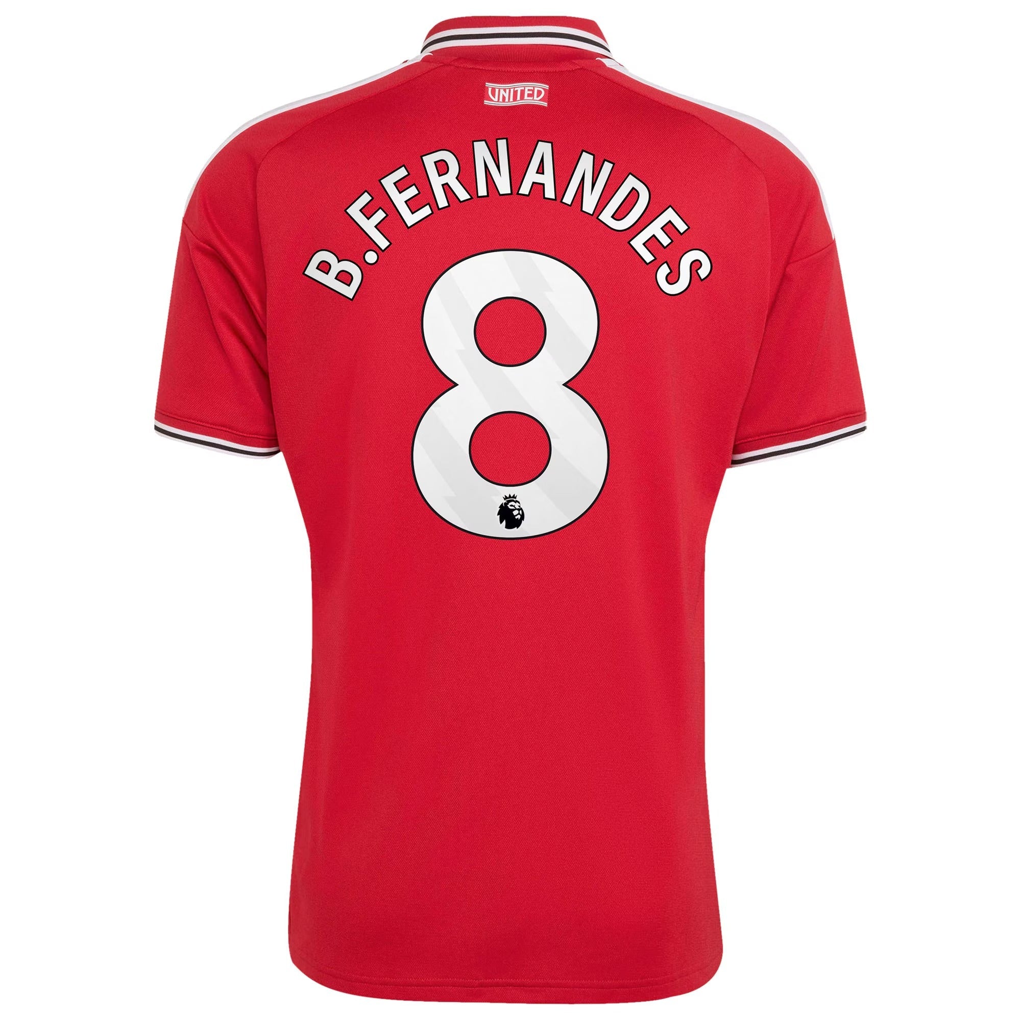 Official Bruno Fernandes Manchester United adidas 2026/27 Home Replica Jersey - Red Captain Soccer Gear