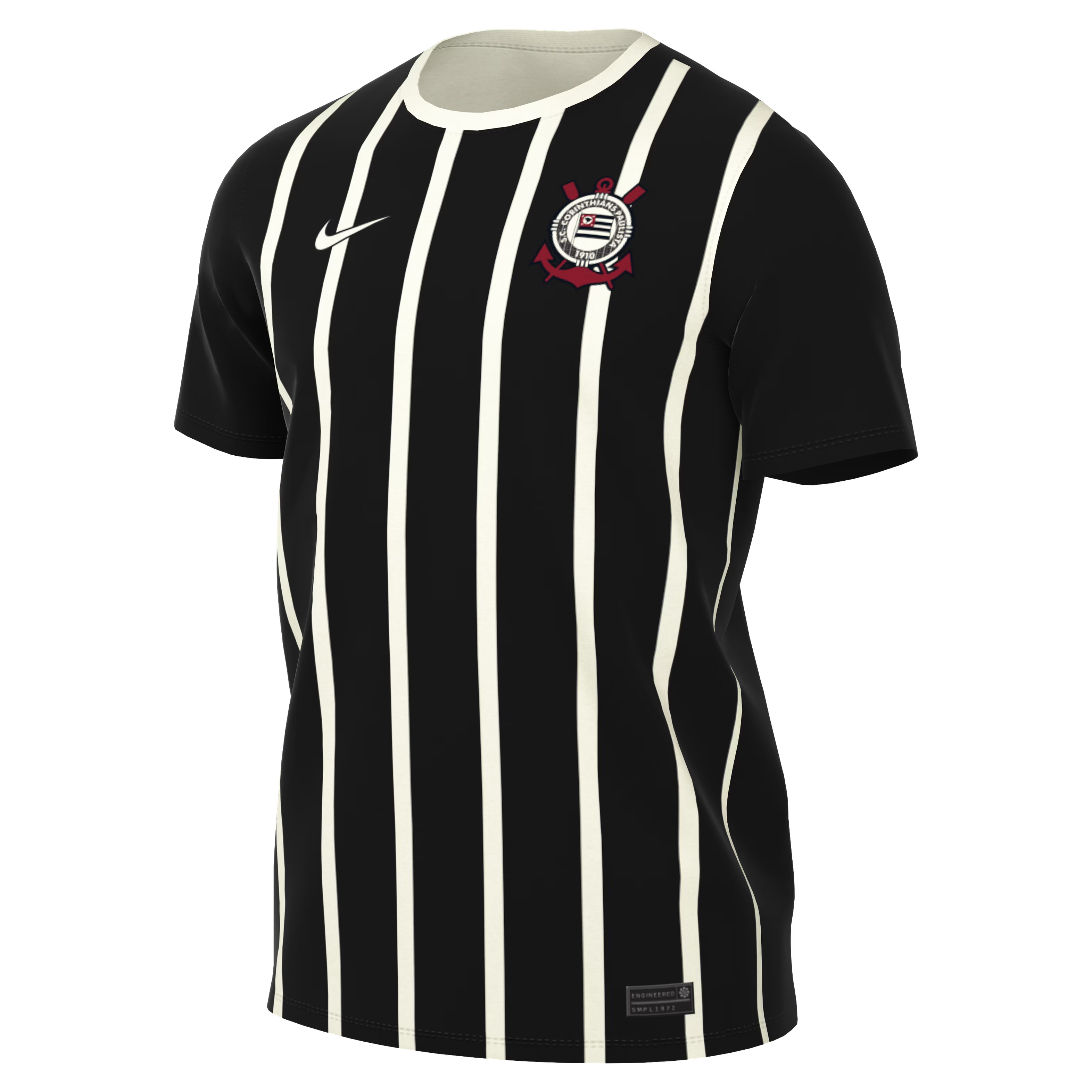 Official Corinthians Nike 2026 Home Replica Jersey - Black - Jersey Teams World