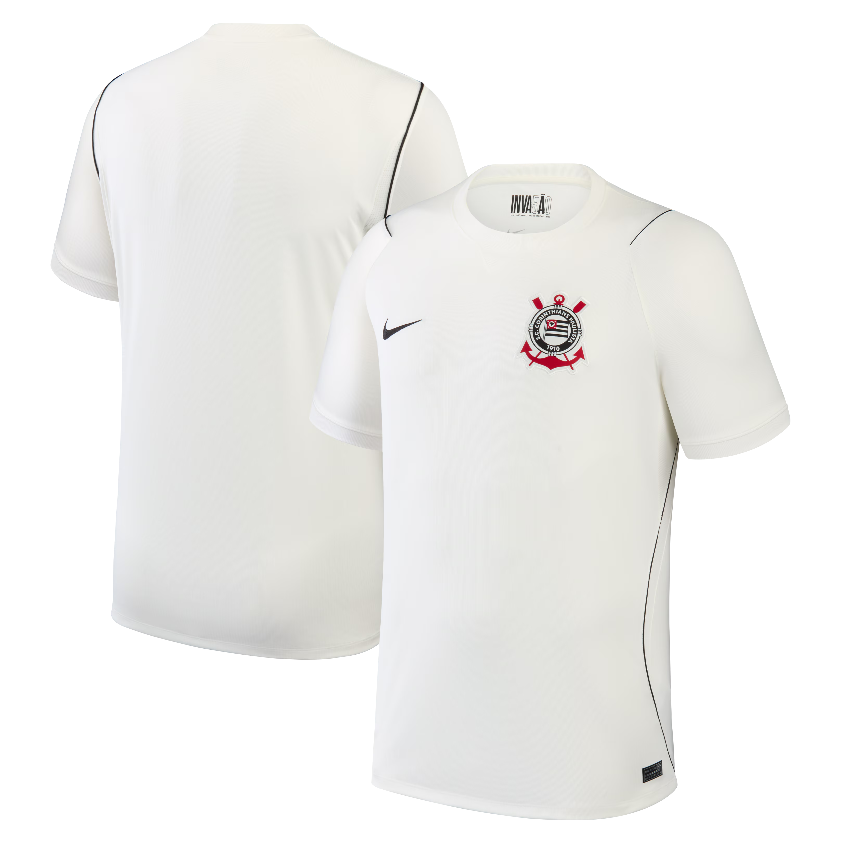 Official Corinthians Nike 2026 Home Stadium Replica Jersey - White - Jersey Teams World