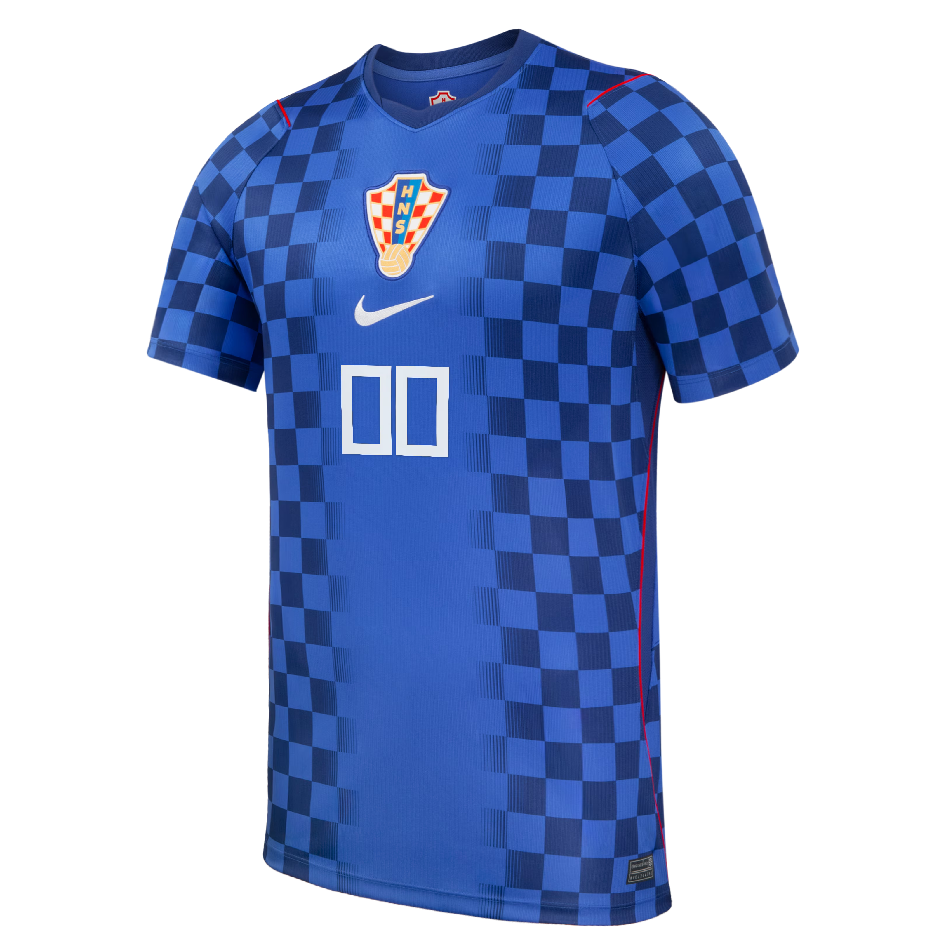 Official Croatia National Team Nike 2026 Away Stadium Replica Custom Jersey - Navy - Jersey Teams World