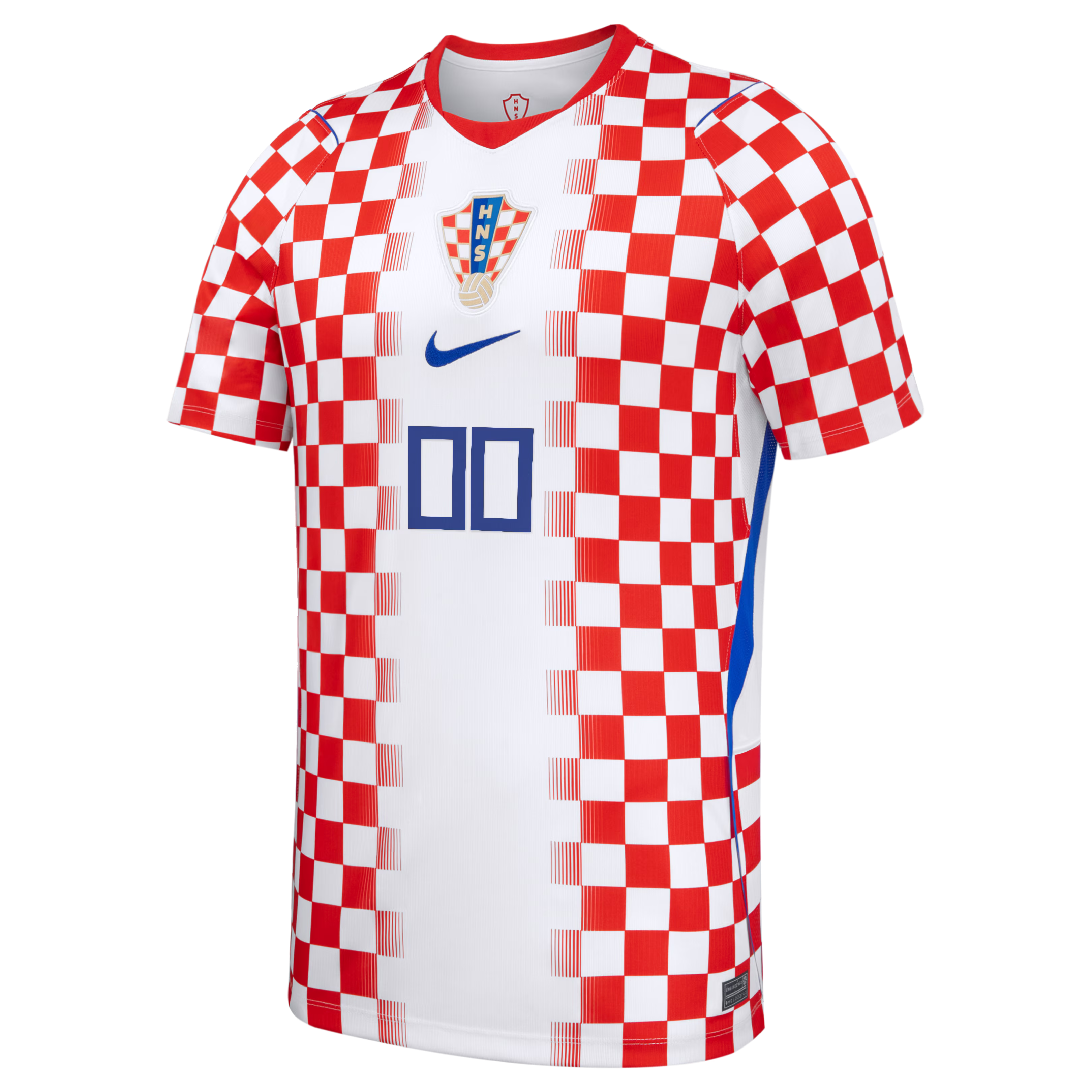 Official Croatia National Team Nike 2026 Home Stadium Replica Custom Jersey - White - Jersey Teams World