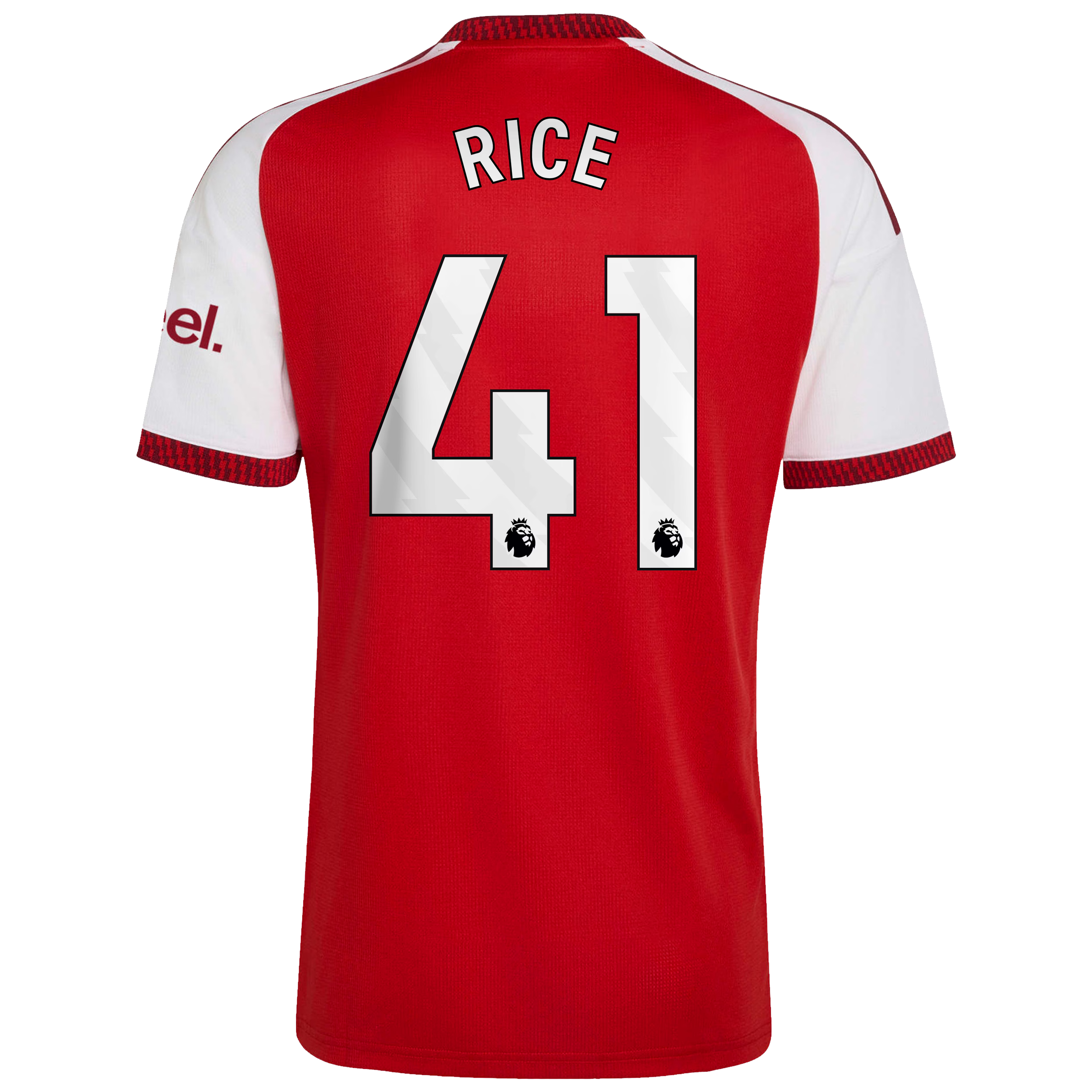 Official Declan Rice Arsenal Selfika™ 2026/27 Home Edition Jersey - Red Midfielder Soccer Gear