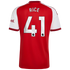 Official Declan Rice Arsenal Selfika™ 2026/27 Home Edition Jersey - Red Midfielder Soccer Gear