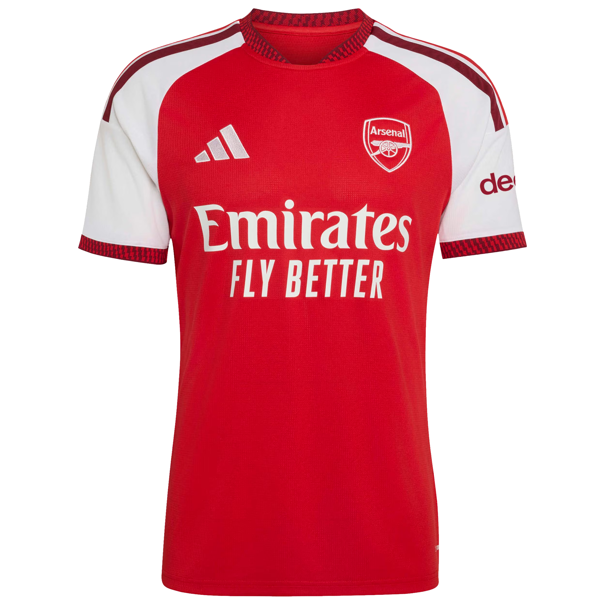 Official Eberechi Eze Arsenal adidas 2026/27 Home Replica Jersey - Red Soccer Gear