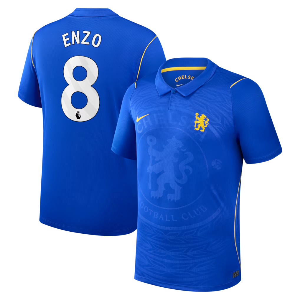 Official Enzo Fernández Chelsea Nike 2026/27 Home Stadium Replica Jersey - Blue Playmaker Soccer Gear