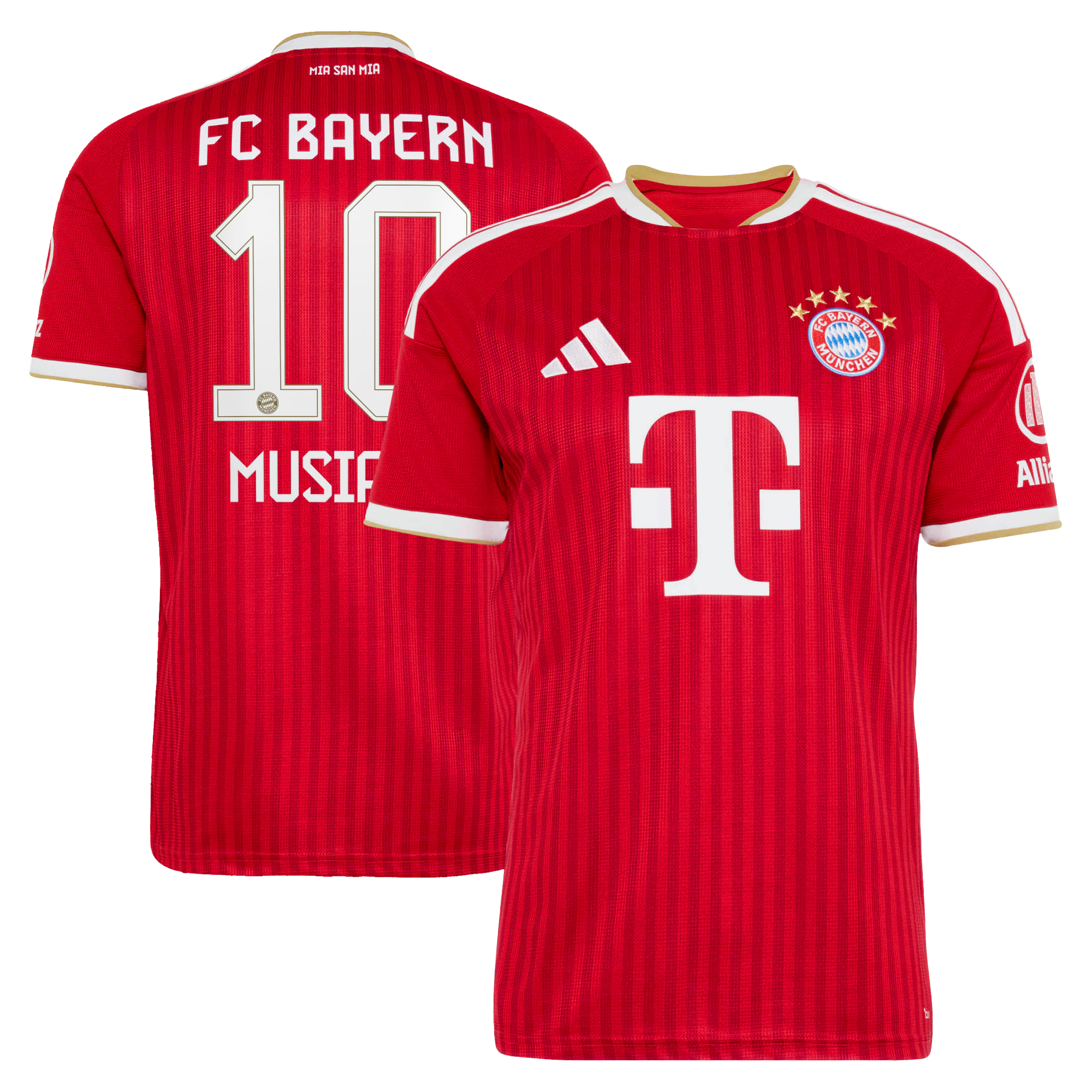 Official Jamal Musiala Bayern Munich adidas 2026/27 Home Replica Jersey - Red - Jersey Teams World