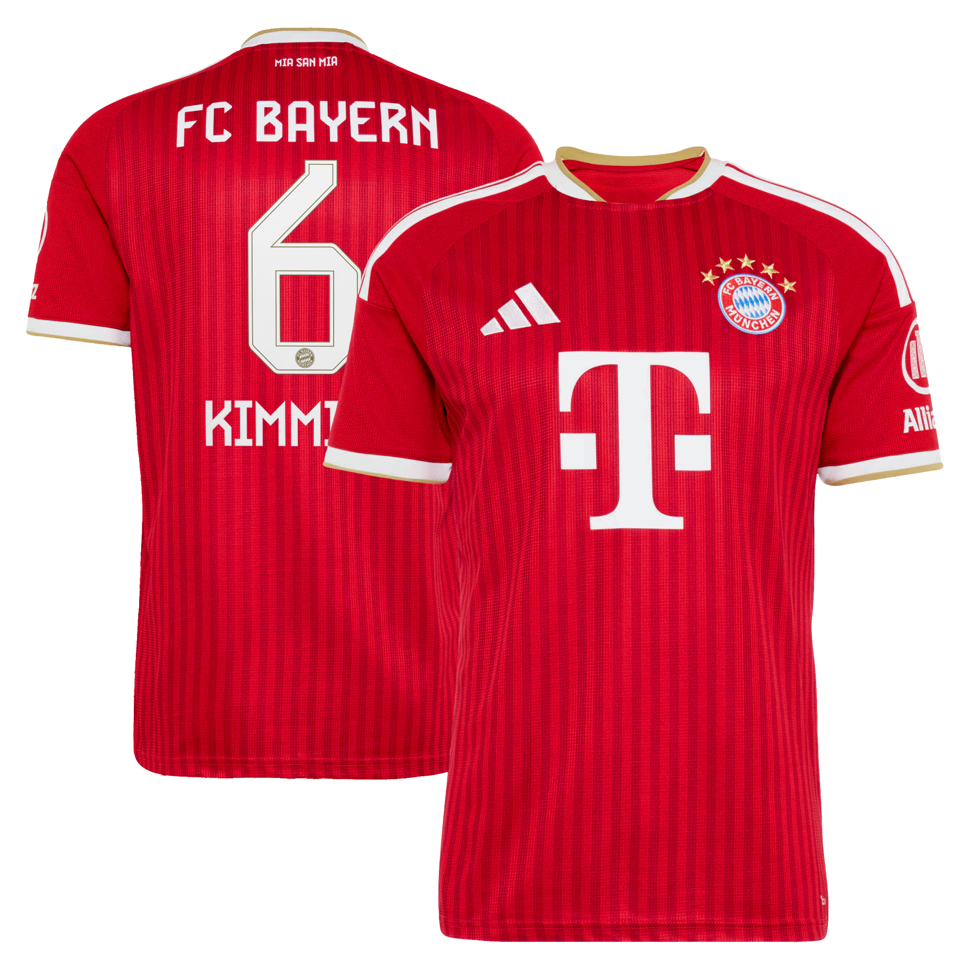 Official Joshua Kimmich Bayern Munich adidas 2026/27 Home Replica Jersey - Red - Jersey Teams World