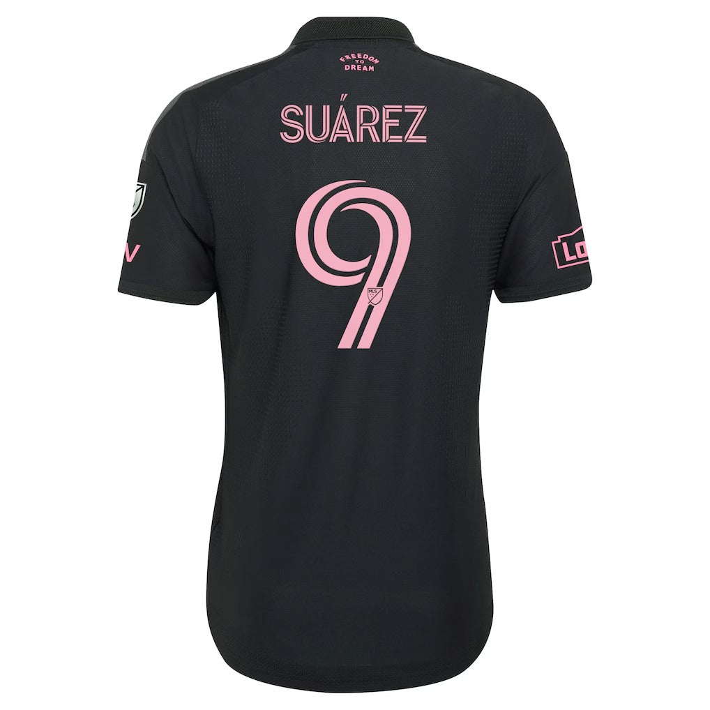 Official Luis Suárez Inter Miami CF 2026 On-Field Patch Jersey - Black - Jersey Teams World