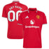 Official Manchester United adidas 2026/27 Home Replica Custom Jersey - Red - Jersey Teams World