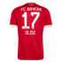 Official Michael Olise Bayern Munich adidas 2026/27 Home Replica Jersey - Red - Jersey Teams World