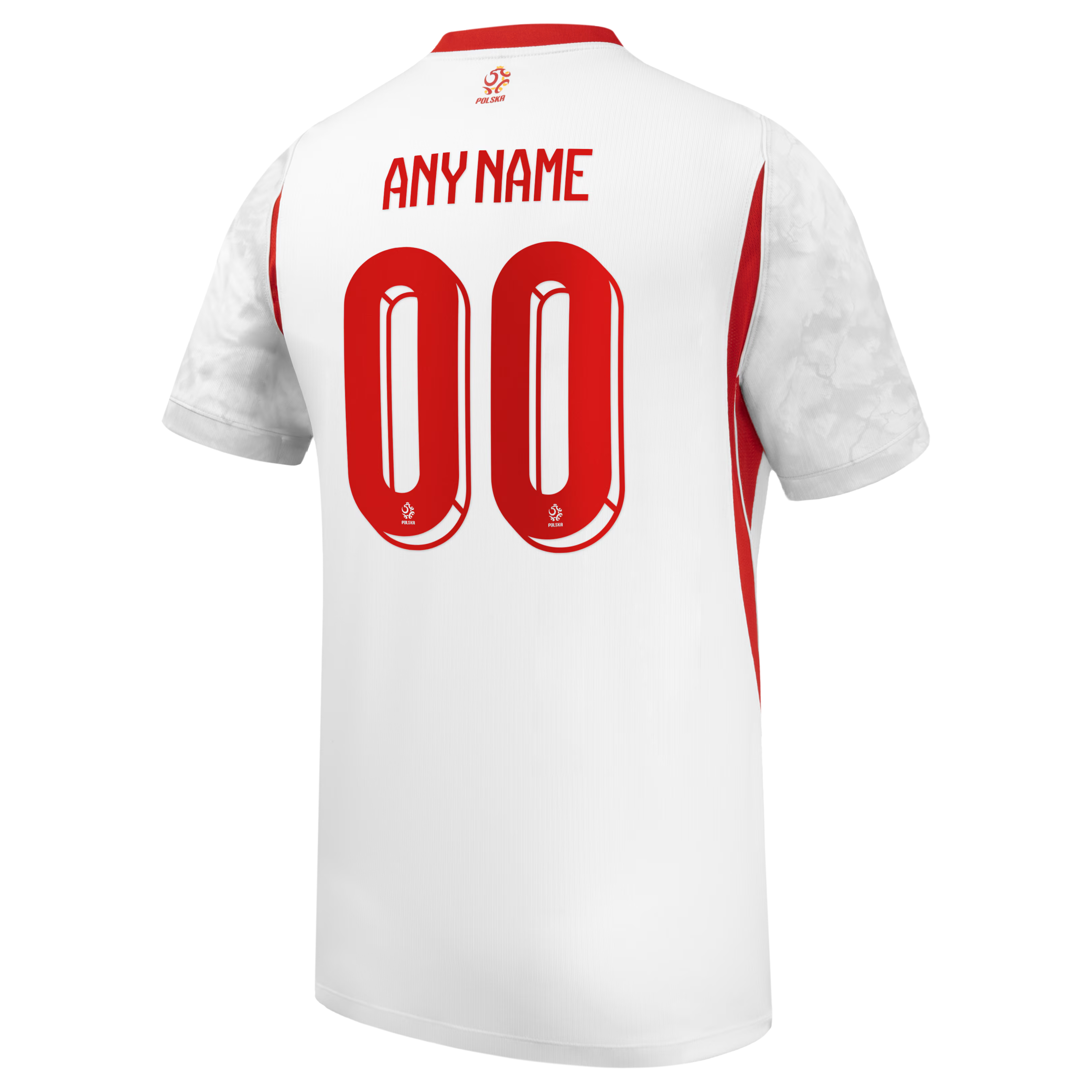 Official Poland National Team Nike 2026 Home Stadium Replica Custom Jersey - White - Jersey Teams World