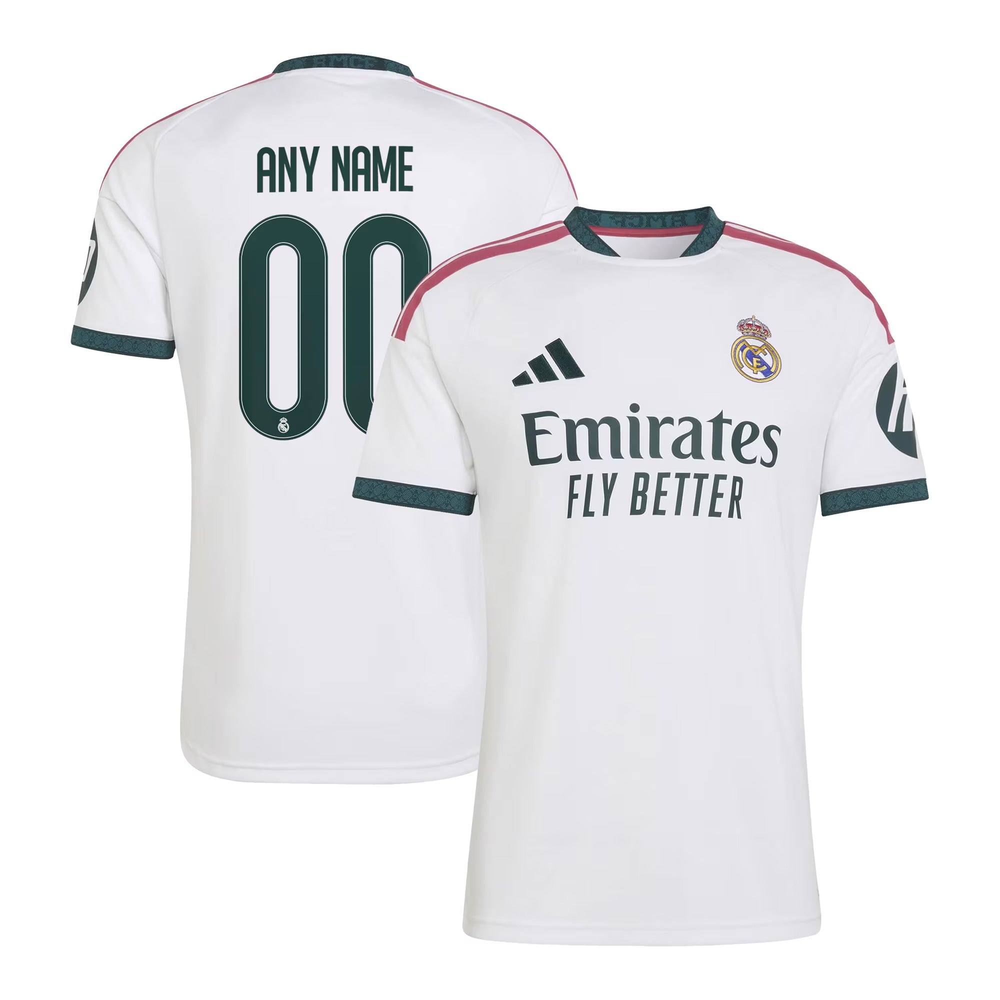 Official Real Madrid adidas 2026/27 Home Replica Custom Jersey - White - Jersey Teams World