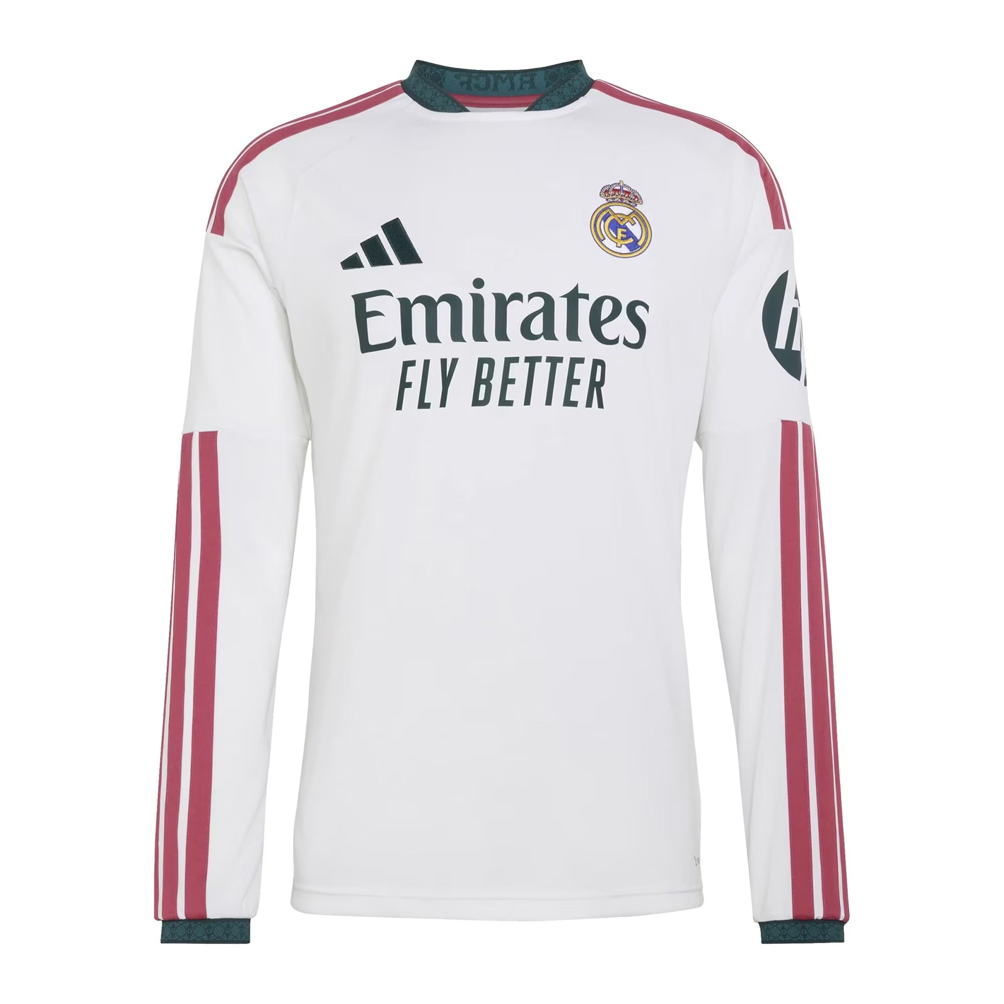 Official Real Madrid adidas 2026/27 Home Replica Custom Long Sleeve Jersey - White - Jersey Teams World