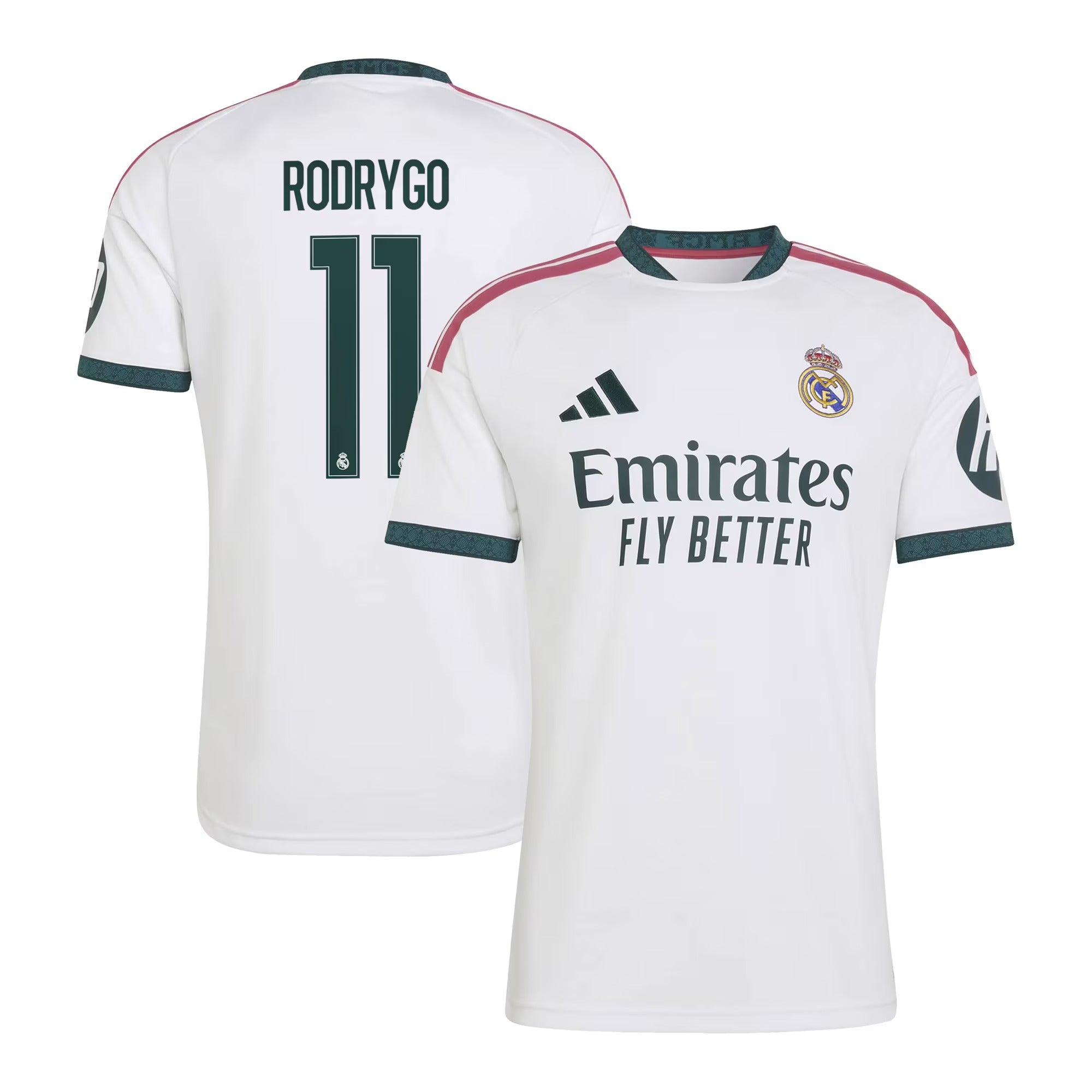 Official Rodrygo Real Madrid adidas 2026/27 Home Replica Jersey - White - Jersey Teams World