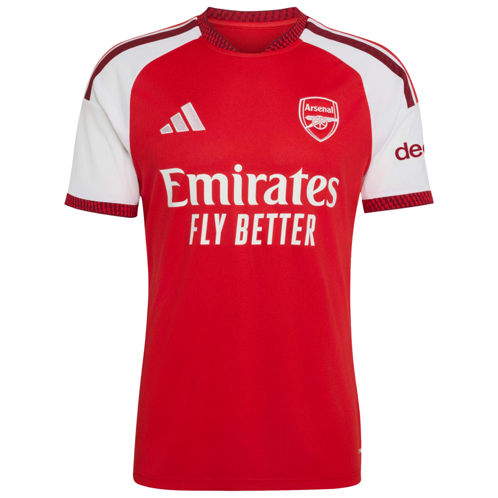 Official Viktor Gyökeres Arsenal adidas 2026/27 Home Replica Jersey - Red Striker Soccer Gear