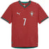 PUMA Portugal National Team 2026 Home Player Edition Jersey – Cristiano Ronaldo #7 – Red/Gold/Green - Jersey Teams World