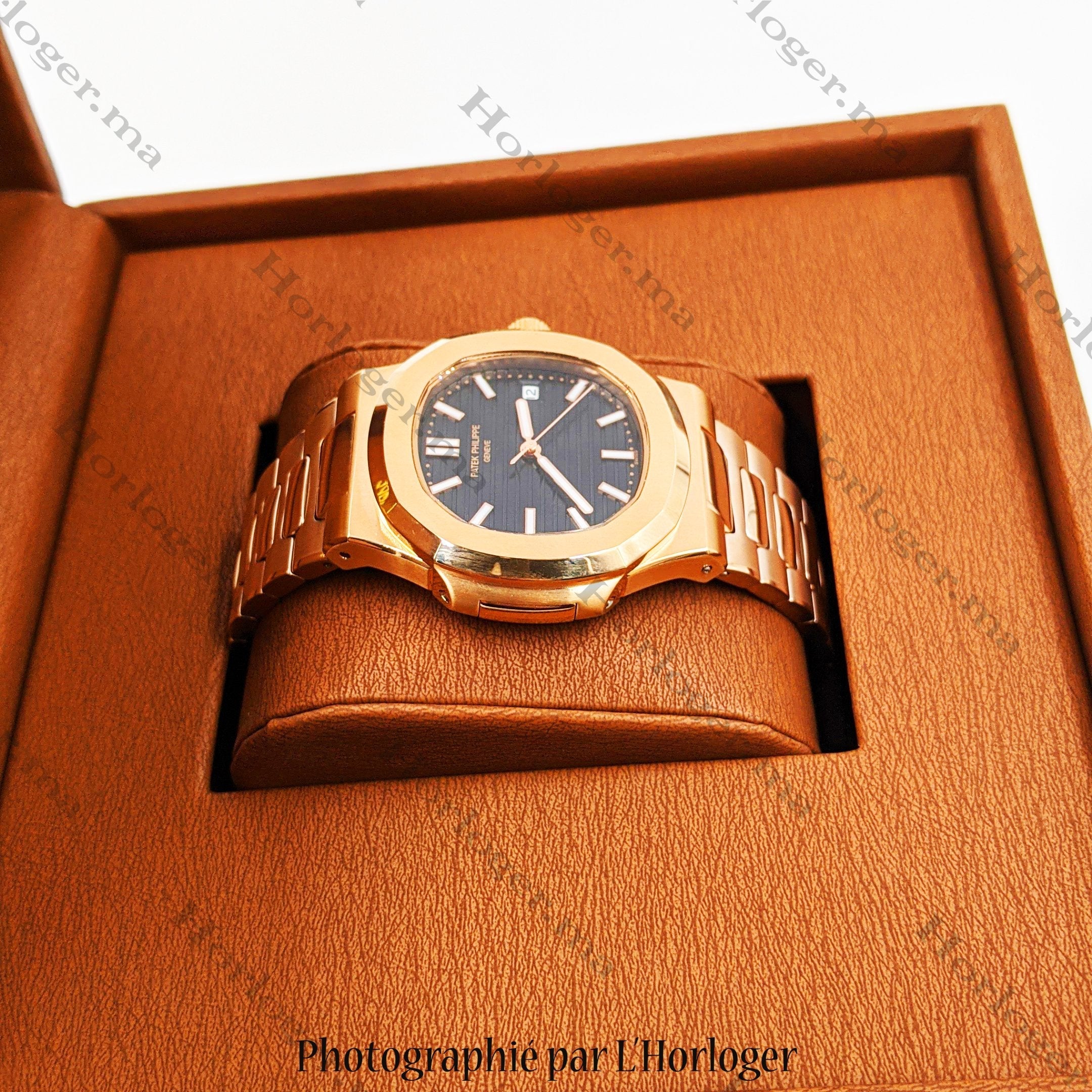 Selfika™ Men's Automatic Watch 1.6" Rose Gold Black Dial A384EAP