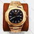 Selfika™ Men's Automatic Watch 1.6" Rose Gold Black Dial A384EAP