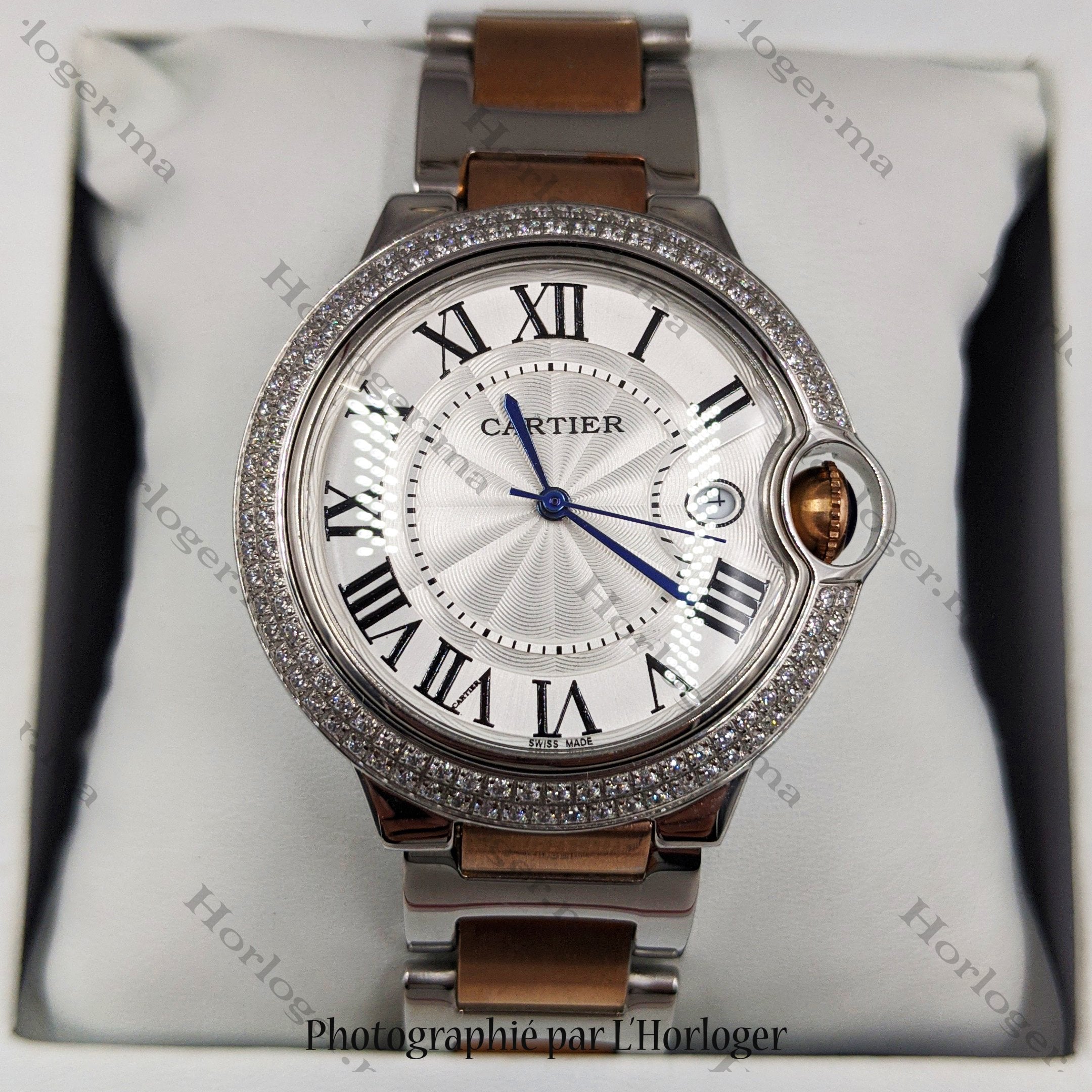 Selfika™ Women's Two-Tone Serti 1.4 in Watch