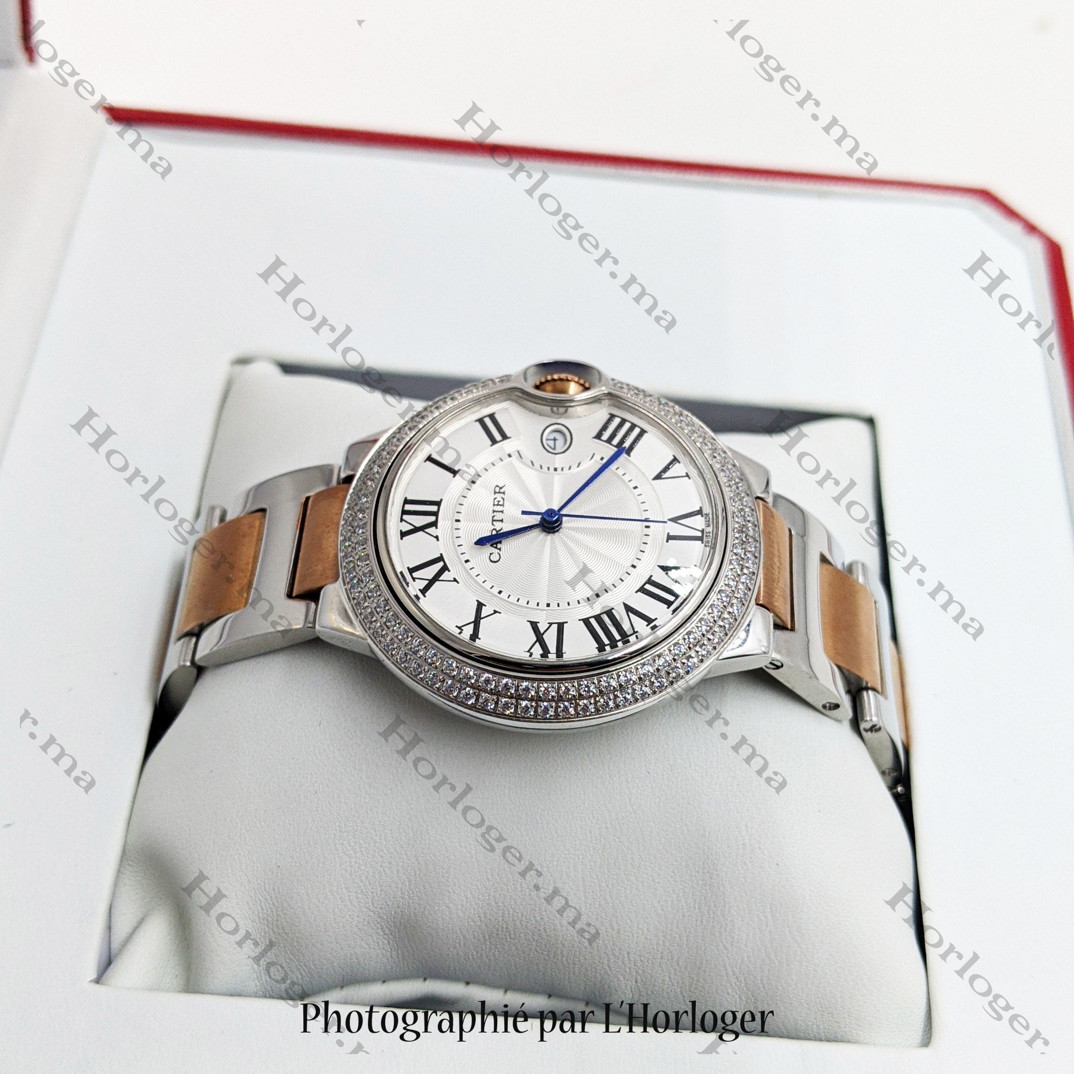 Selfika™ Women's Two-Tone Serti 1.4 in Watch