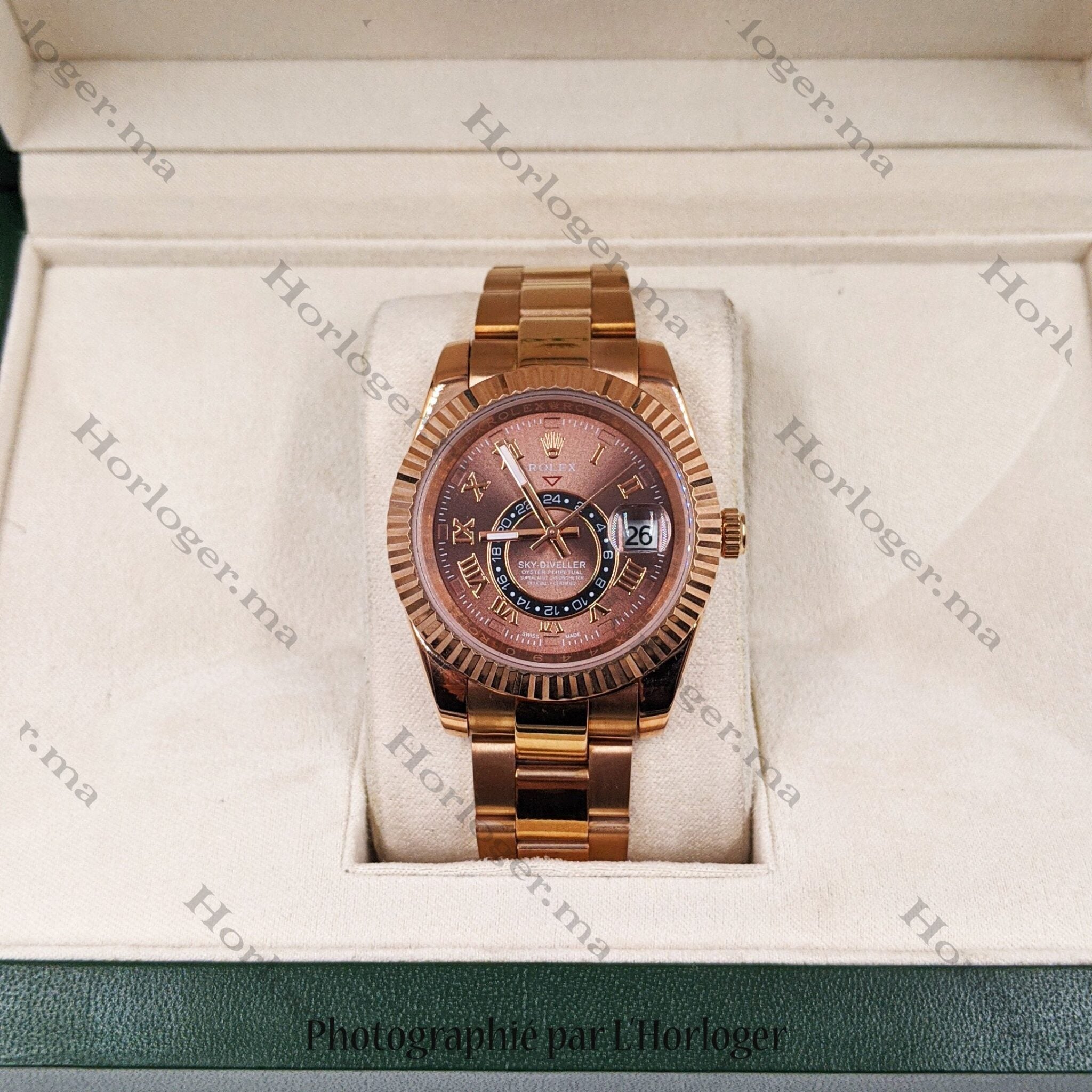Selfika™ Men's Automatic Luxury Watch Sky-Dweller Chocolate Dial 42mm