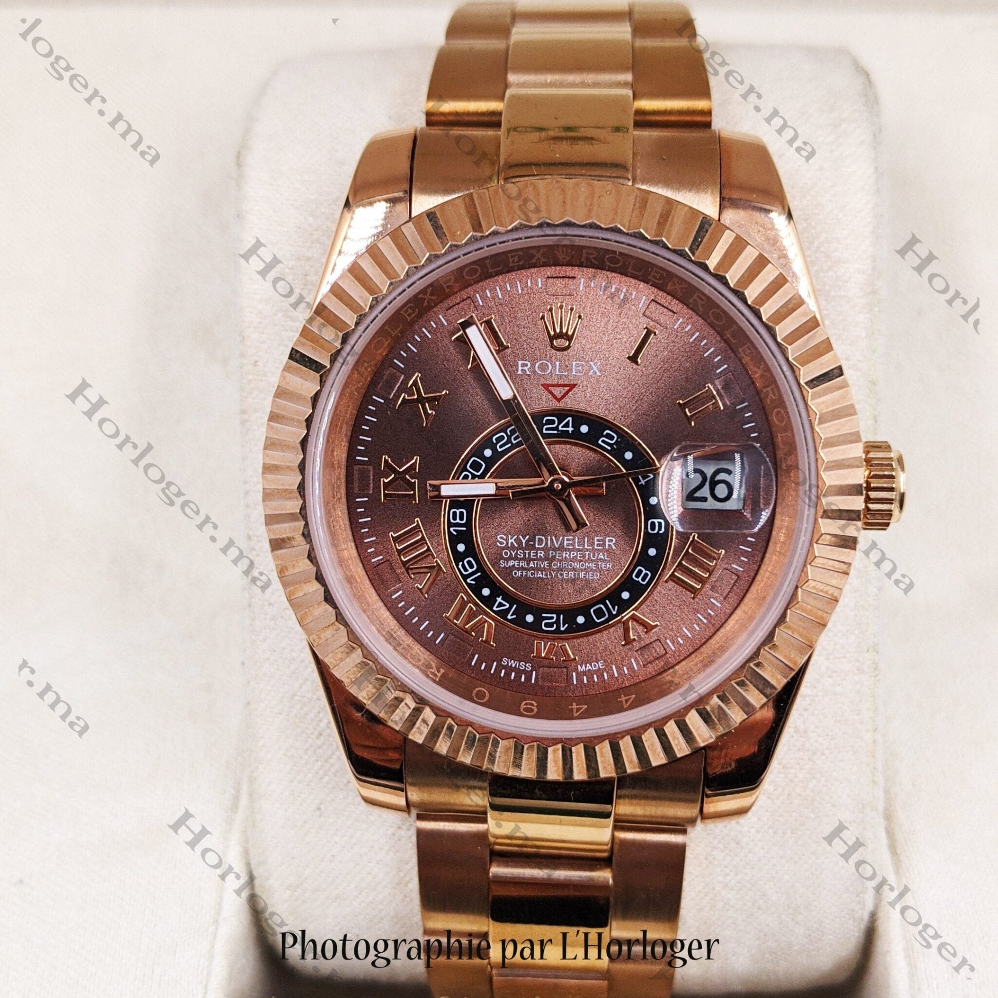 Selfika™ Men's Automatic Luxury Watch Sky-Dweller Chocolate Dial 42mm