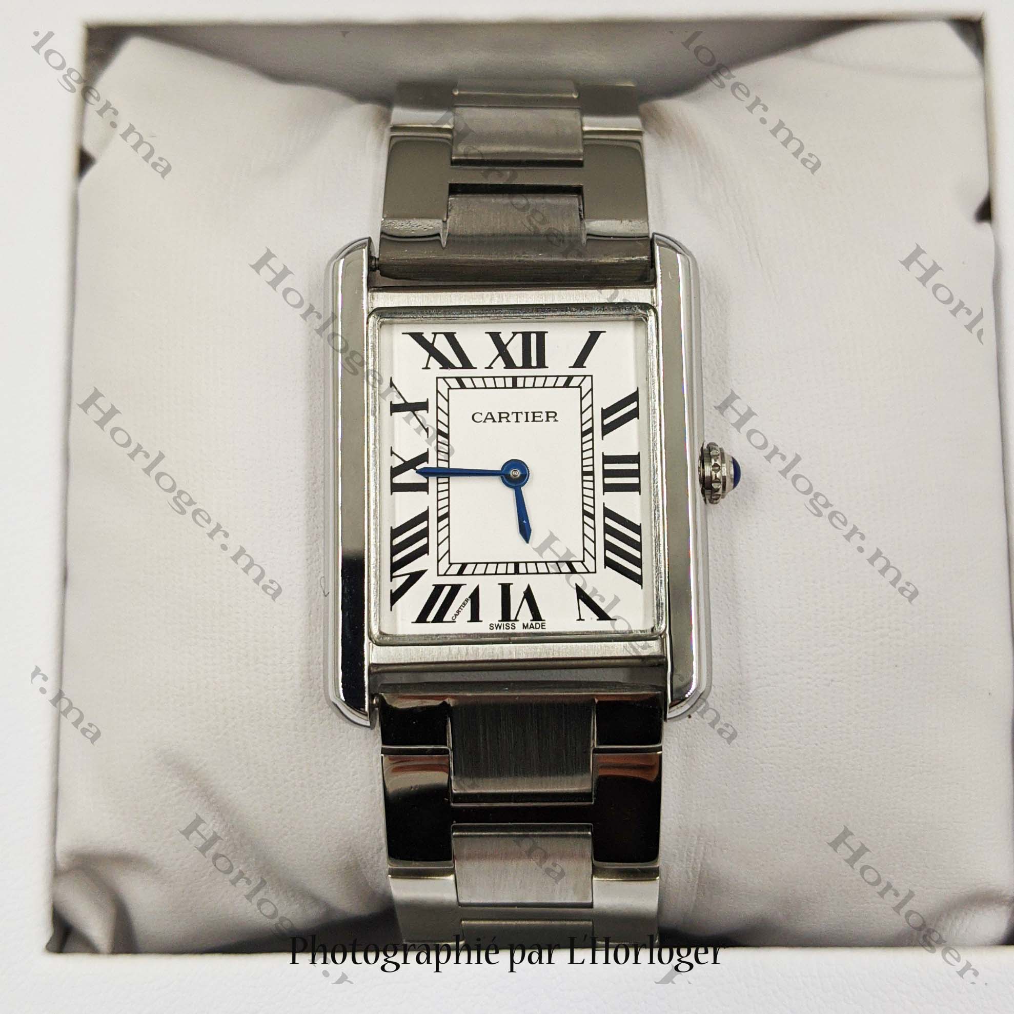 Selfika™ Women's Tank Française Quartz Watch 1.4 in