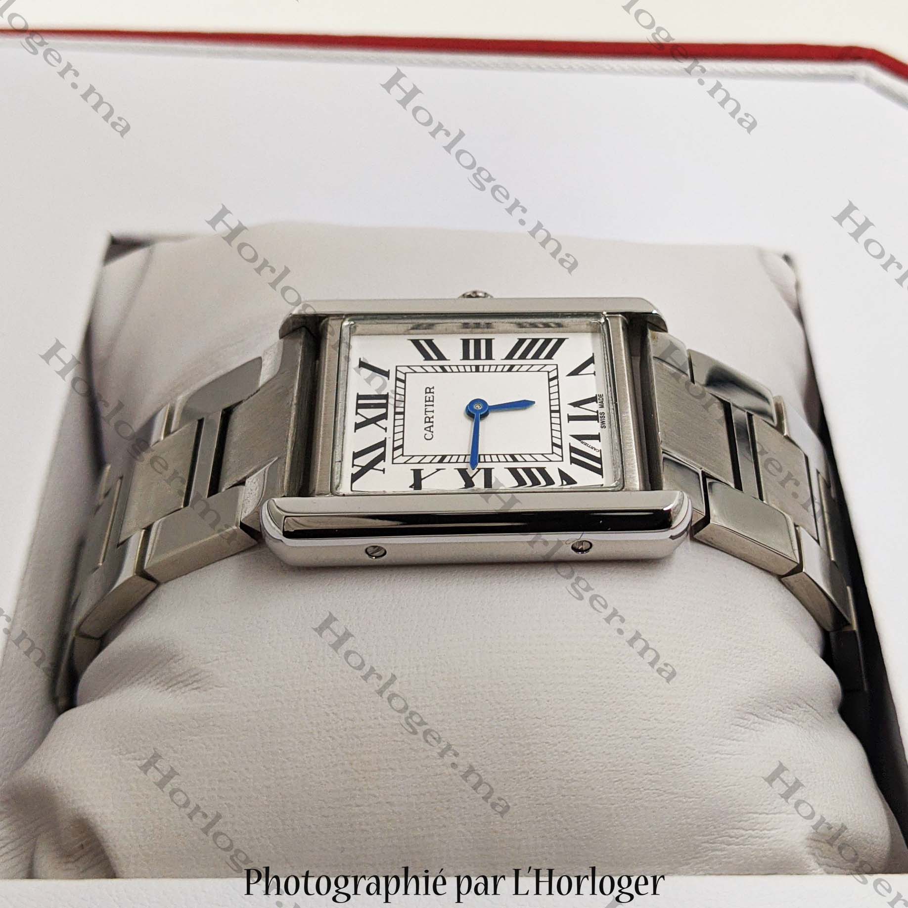 Selfika™ Women's Tank Française Quartz Watch 1.4 in