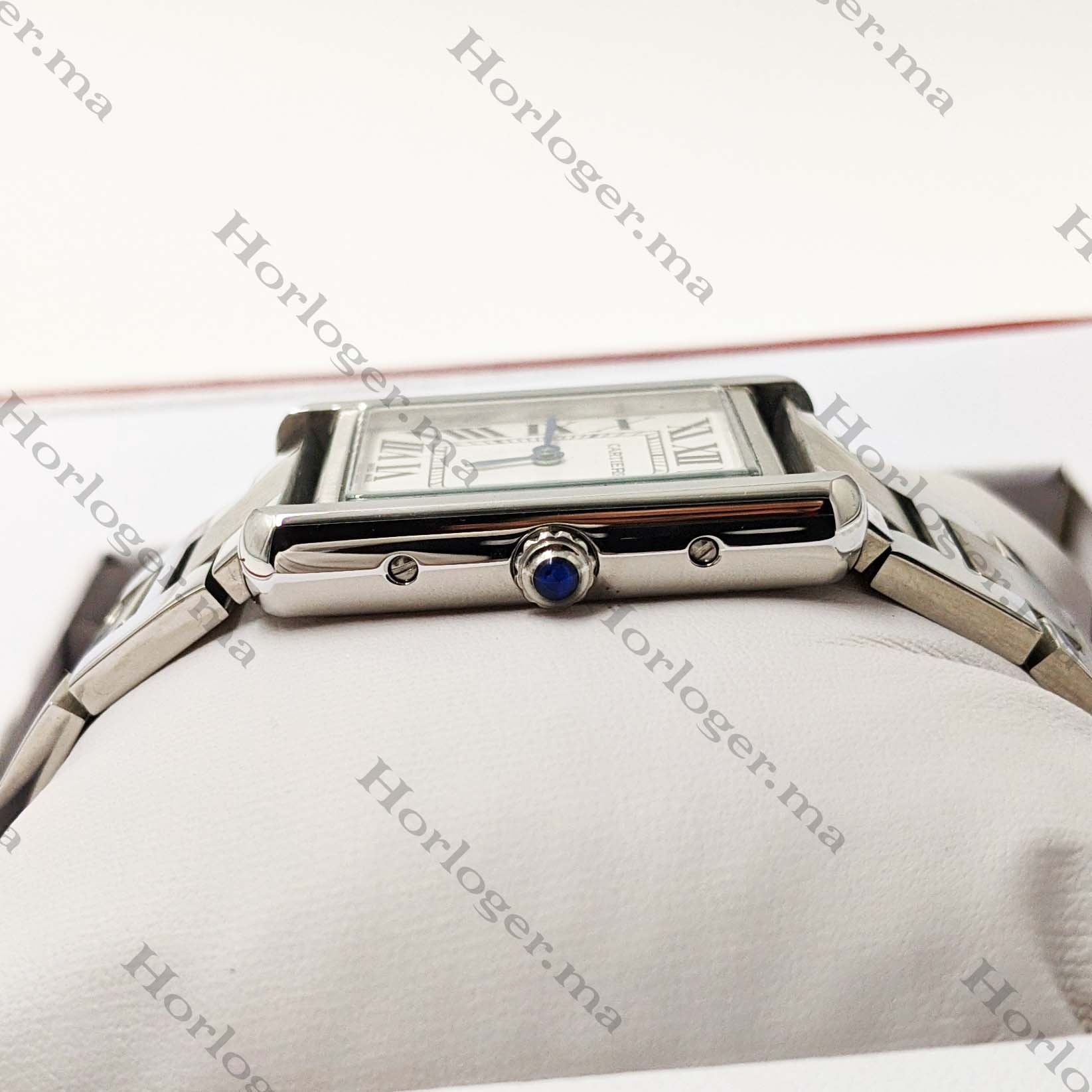 Selfika™ Women's Tank Française Quartz Watch 1.4 in