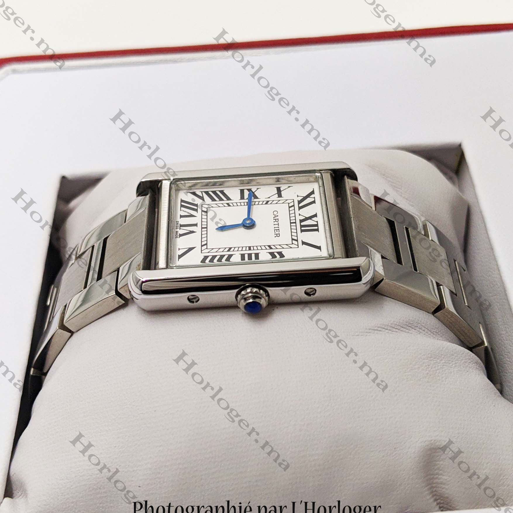 Selfika™ Women's Tank Française Quartz Watch 1.4 in