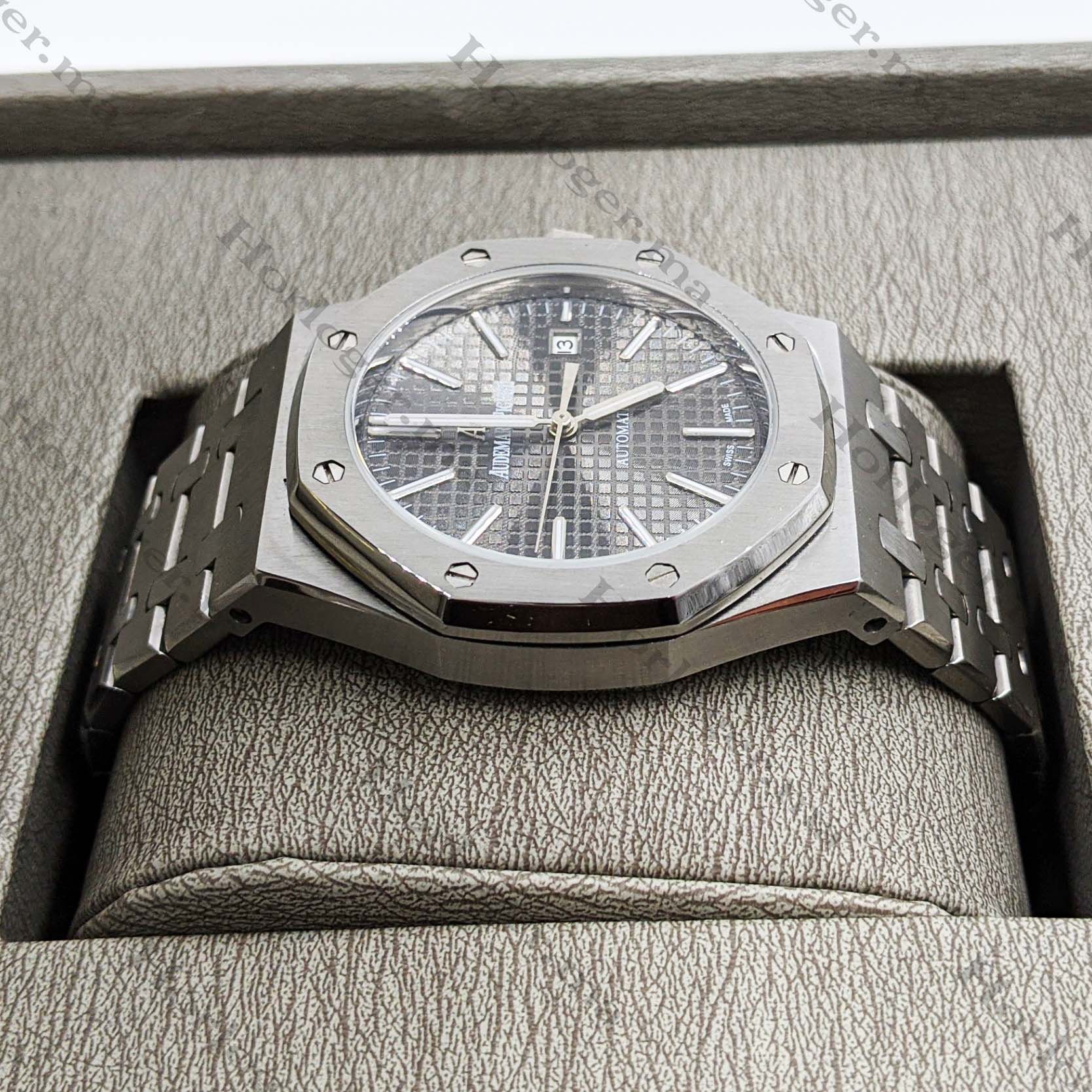 Selfika™ Men's Automatic Watch Grey Dial 1.6 in H57528
